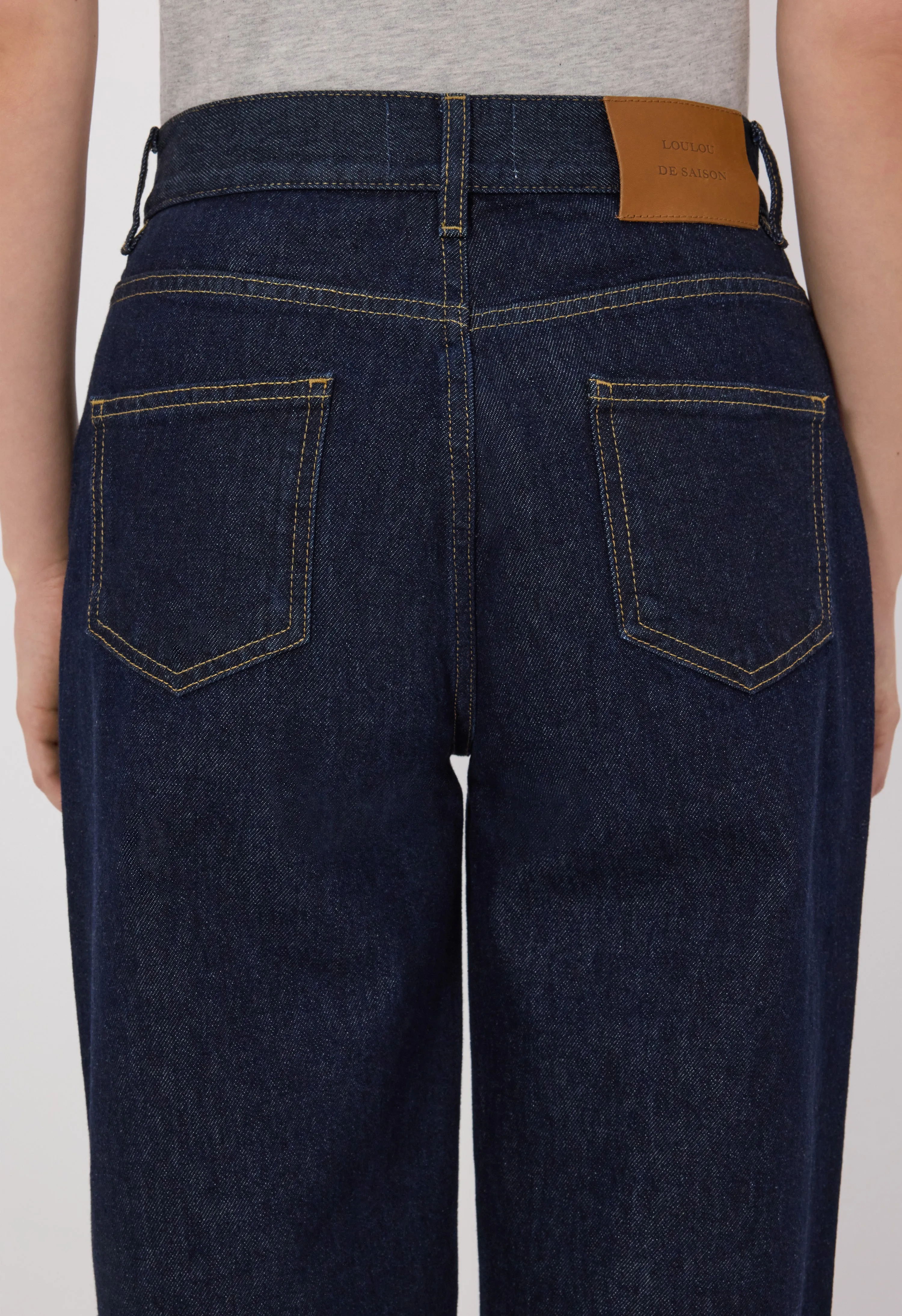 SAMUR LDS Organic denim boyfriend jeans sold by Loulou De Saison product image thumbnail 4