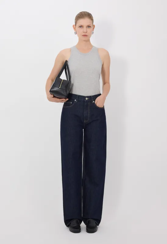 SAMUR LDS Organic denim boyfriend jeans made by Loulou De Saison