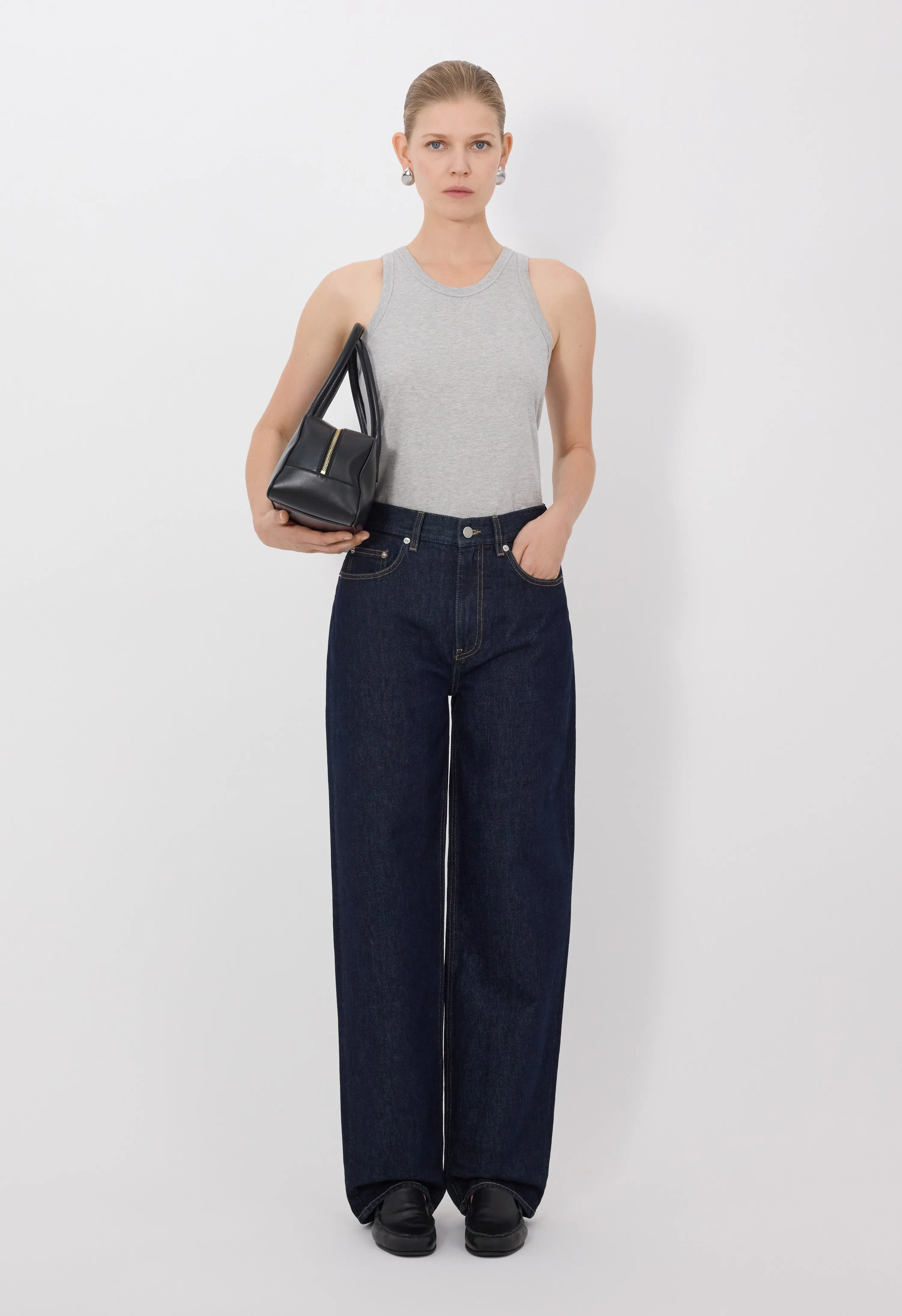 SAMUR LDS Organic denim boyfriend jeans sold by Loulou De Saison