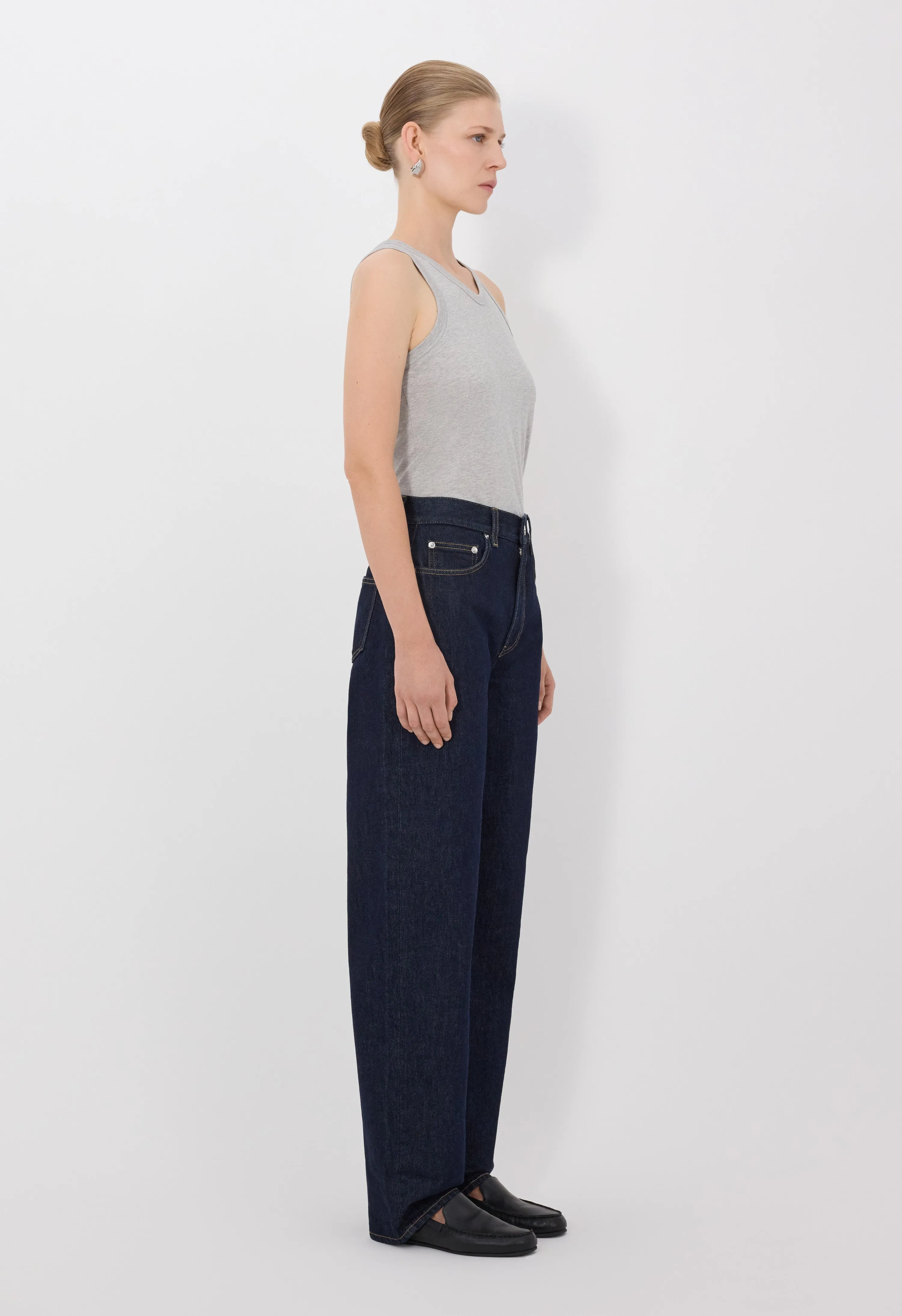 SAMUR LDS Organic denim boyfriend jeans sold by Loulou De Saison product image thumbnail 3