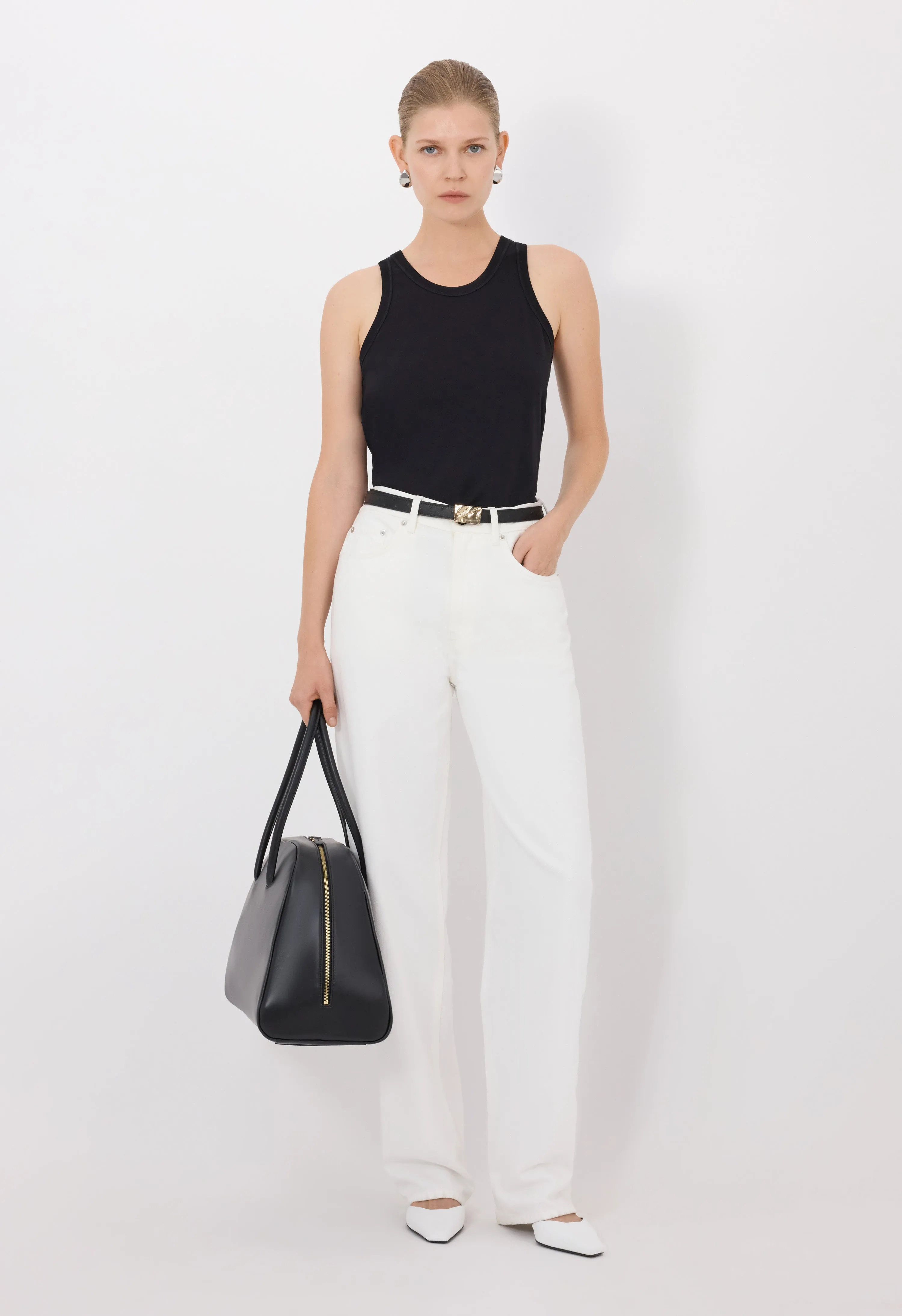 SAMUR LDS Organic denim boyfriend jeans sold by Loulou De Saison