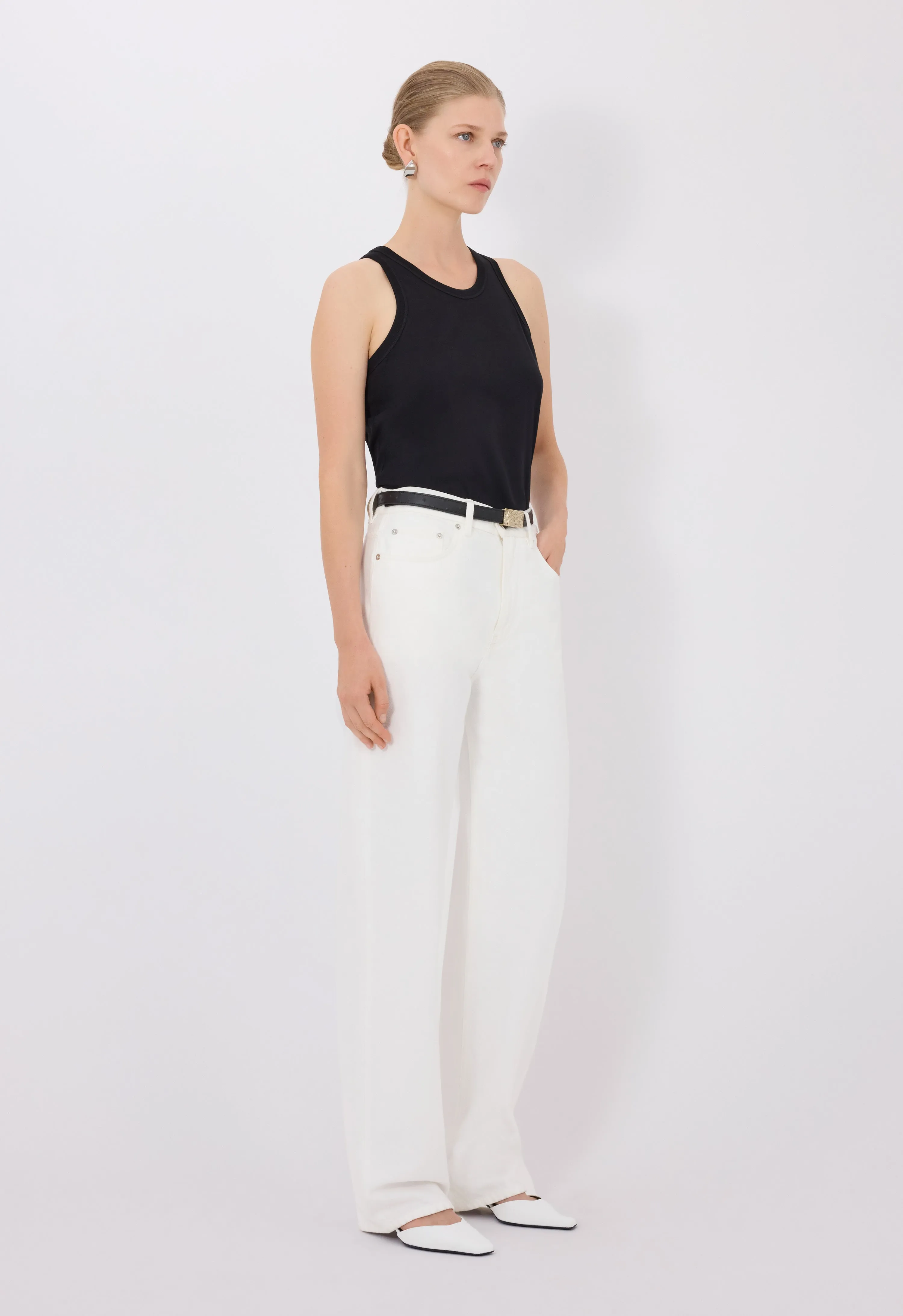 SAMUR LDS Organic denim boyfriend jeans sold by Loulou De Saison product image thumbnail 3