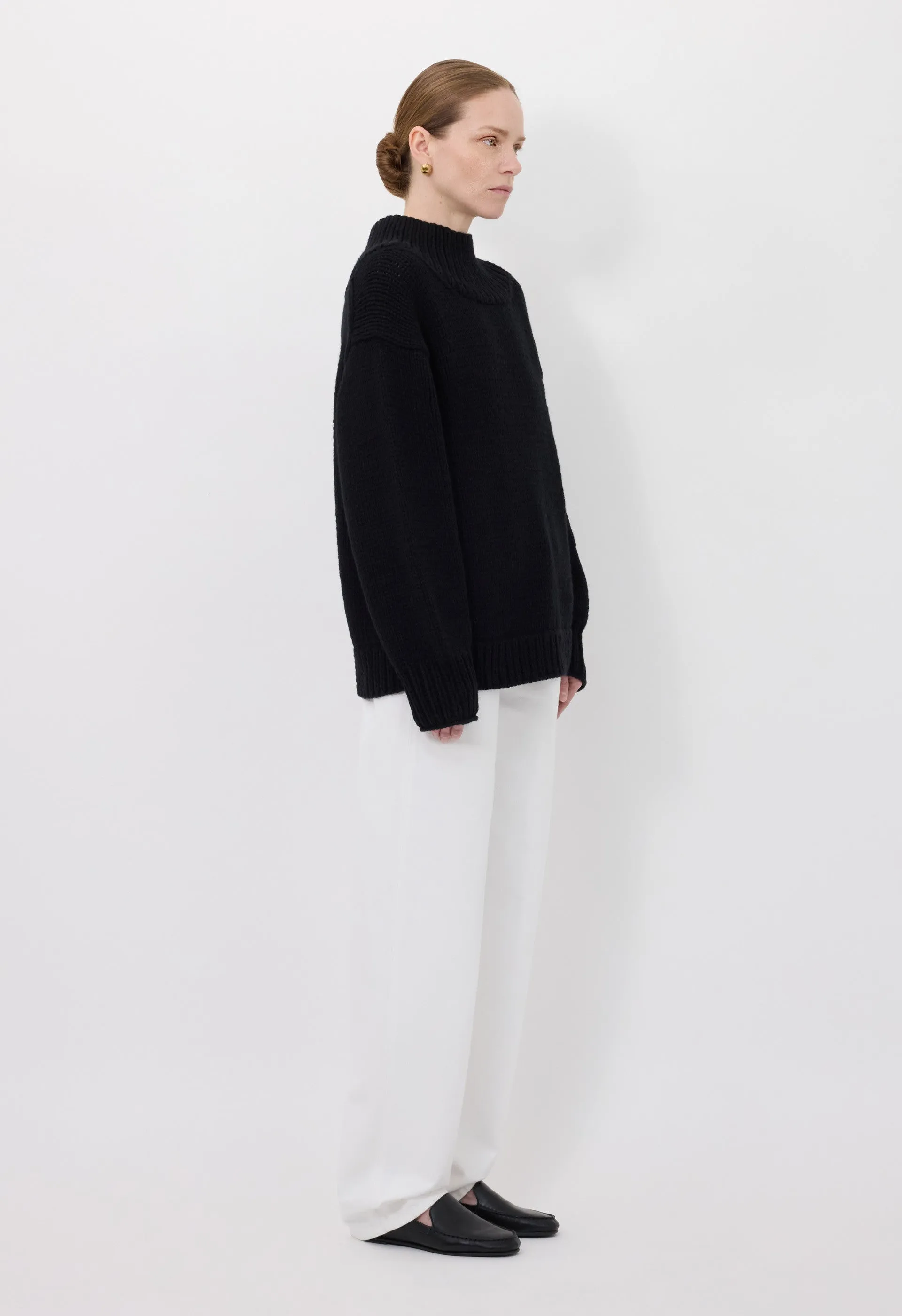 RYLE Hand-knit cashmere sweater sold by Loulou De Saison product image thumbnail 3