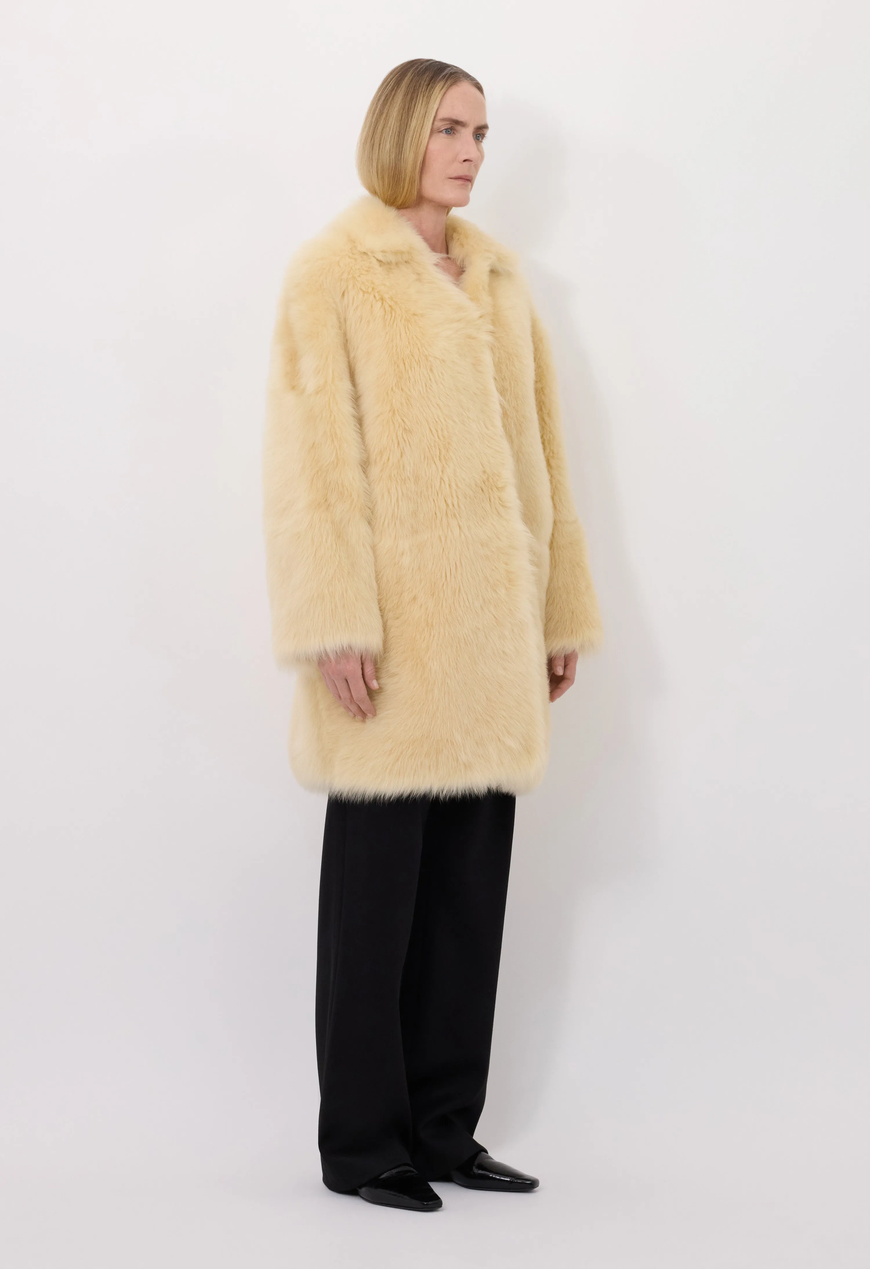 RUBEN Shearling coat sold by Loulou De Saison product image thumbnail 3