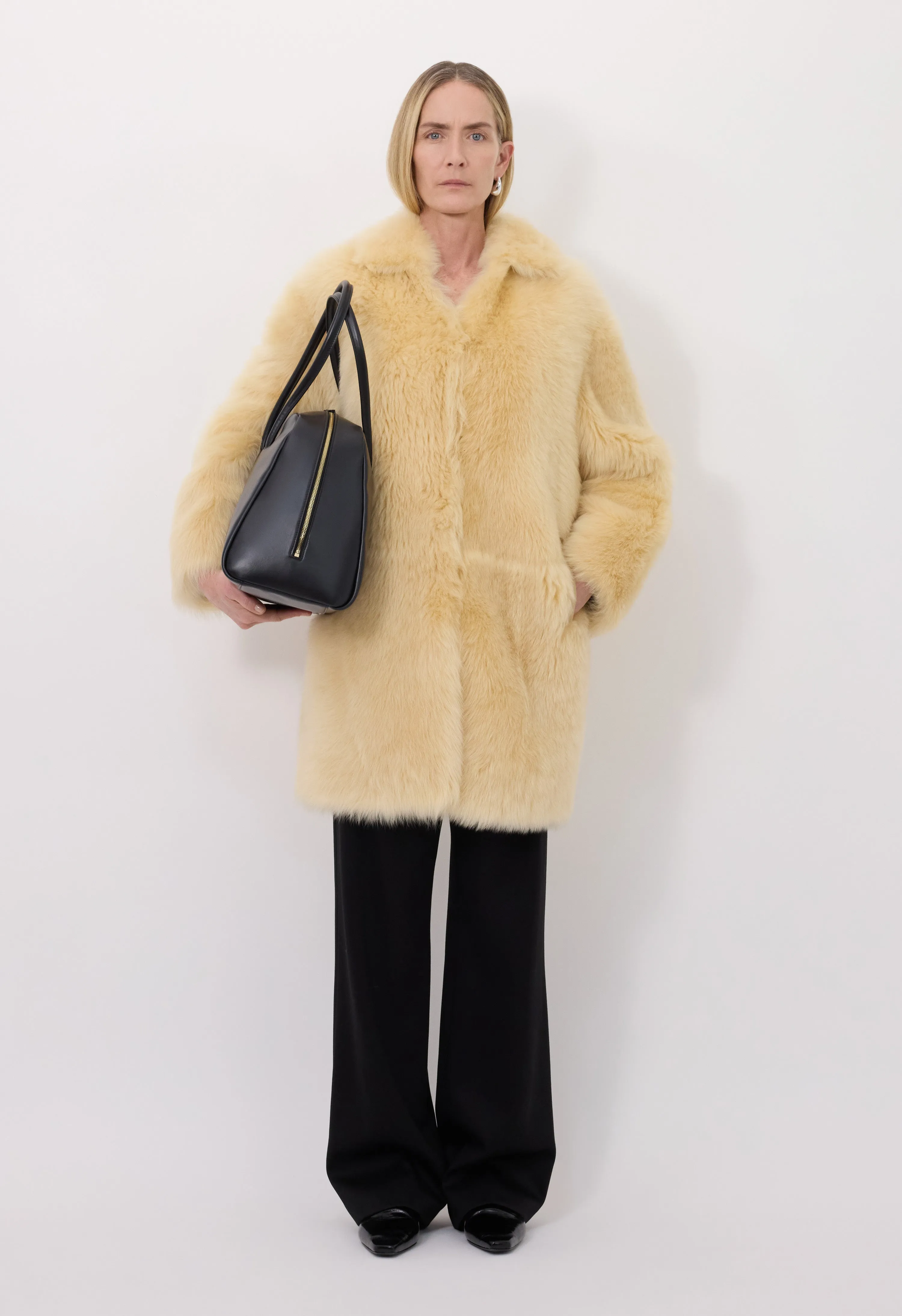 RUBEN Shearling coat sold by Loulou De Saison