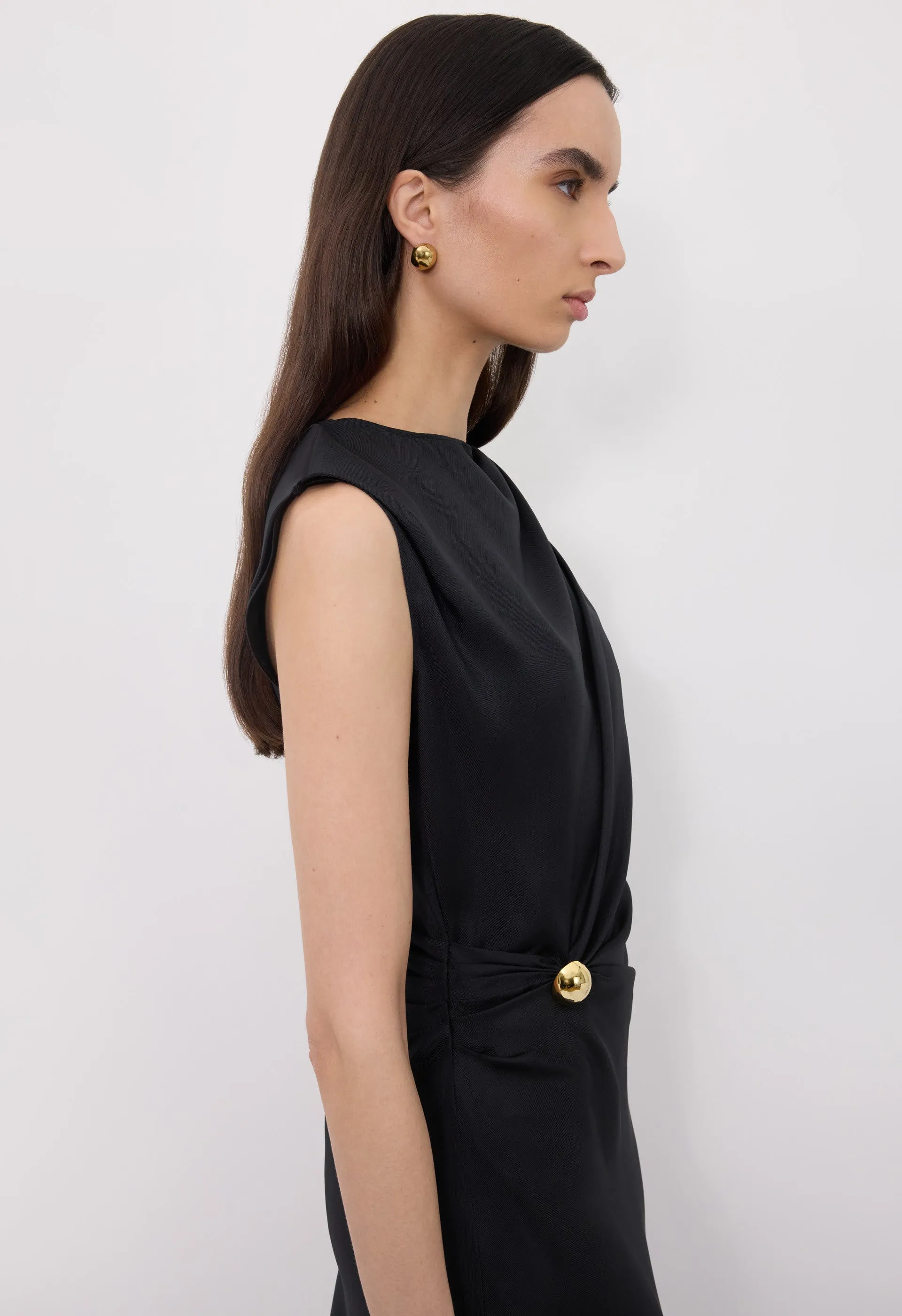 ROAN Draped metal ornament dress sold by Loulou De Saison product image thumbnail 4