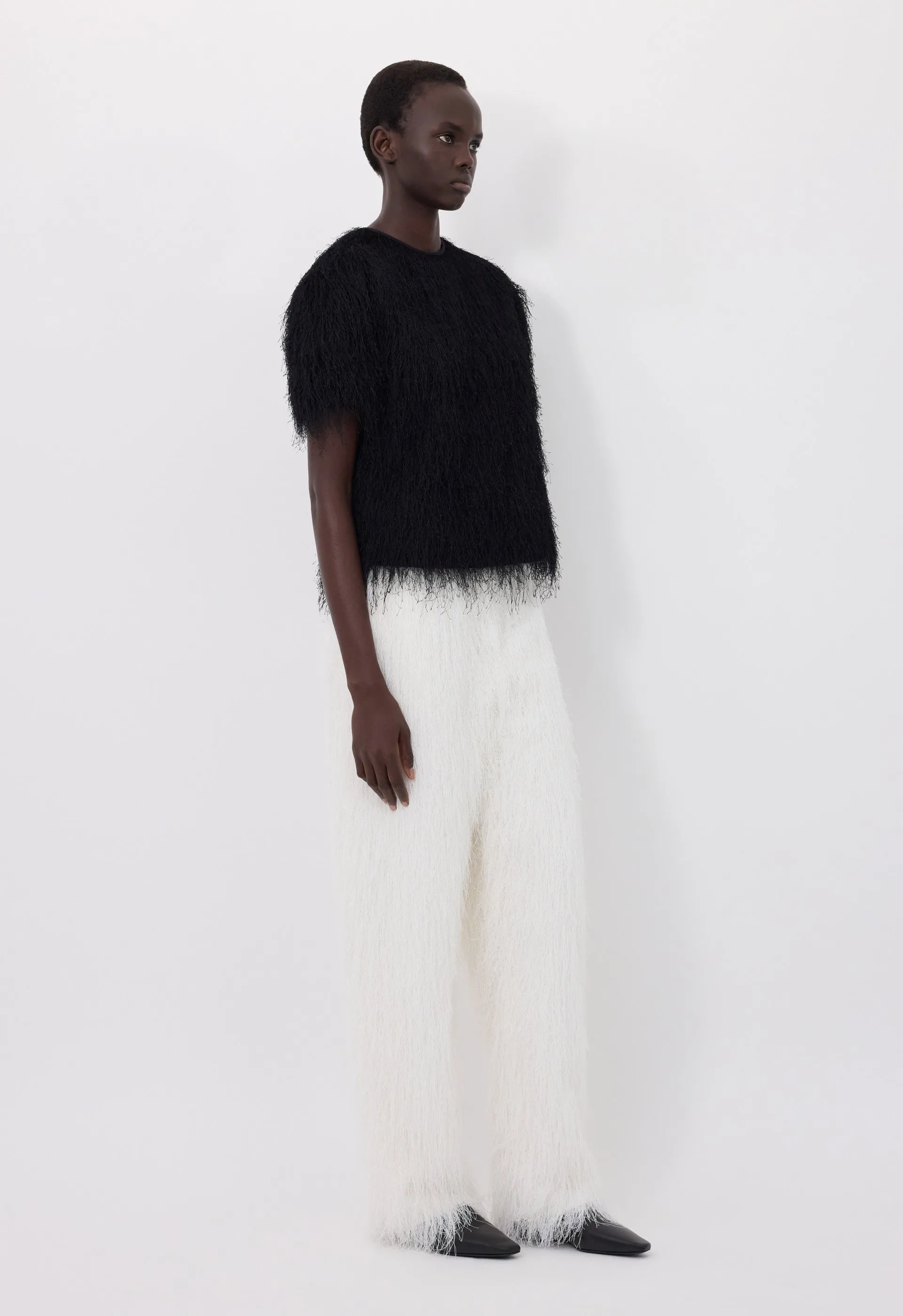 REED Fringed trousers sold by Loulou De Saison product image thumbnail 3
