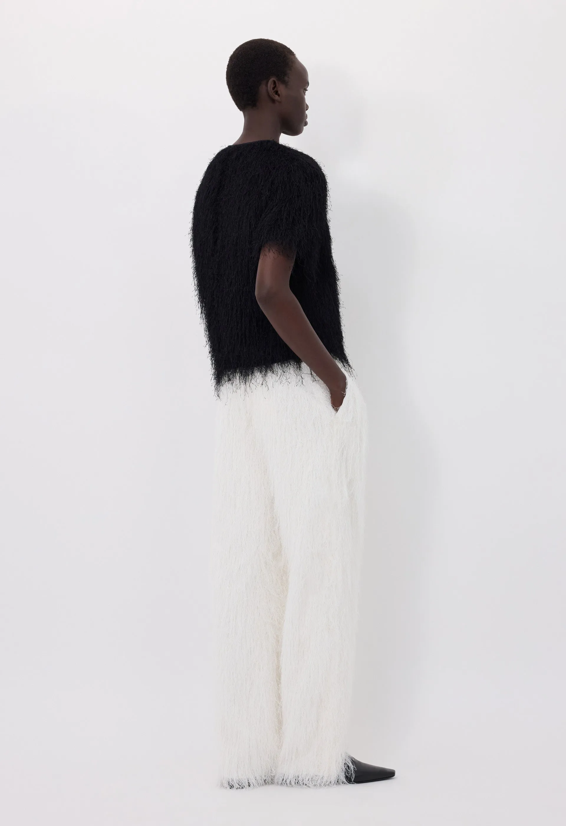 REED Fringed trousers sold by Loulou De Saison product image thumbnail 5
