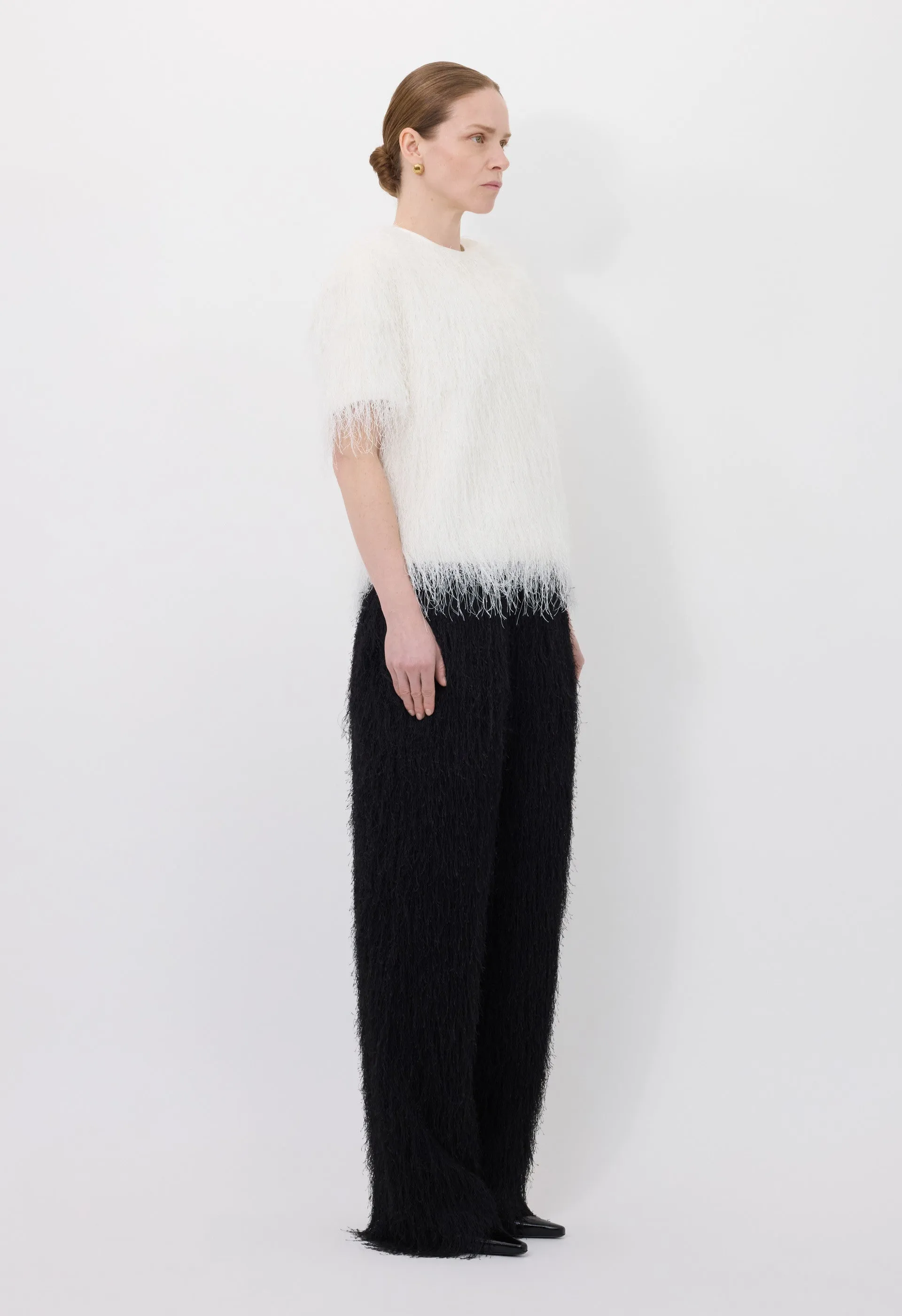 REED Fringed trousers sold by Loulou De Saison product image thumbnail 3