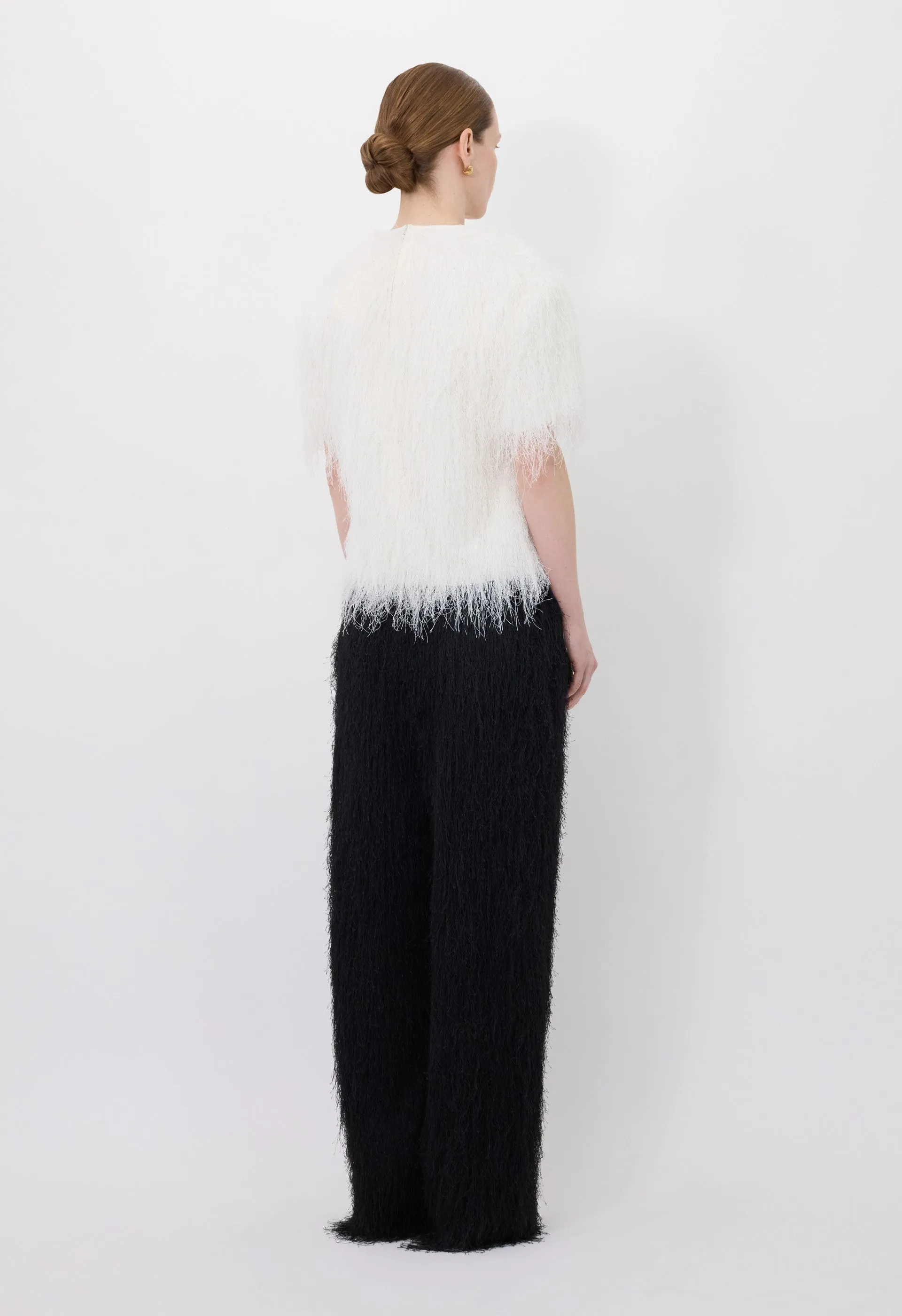 REED Fringed trousers sold by Loulou De Saison product image thumbnail 5