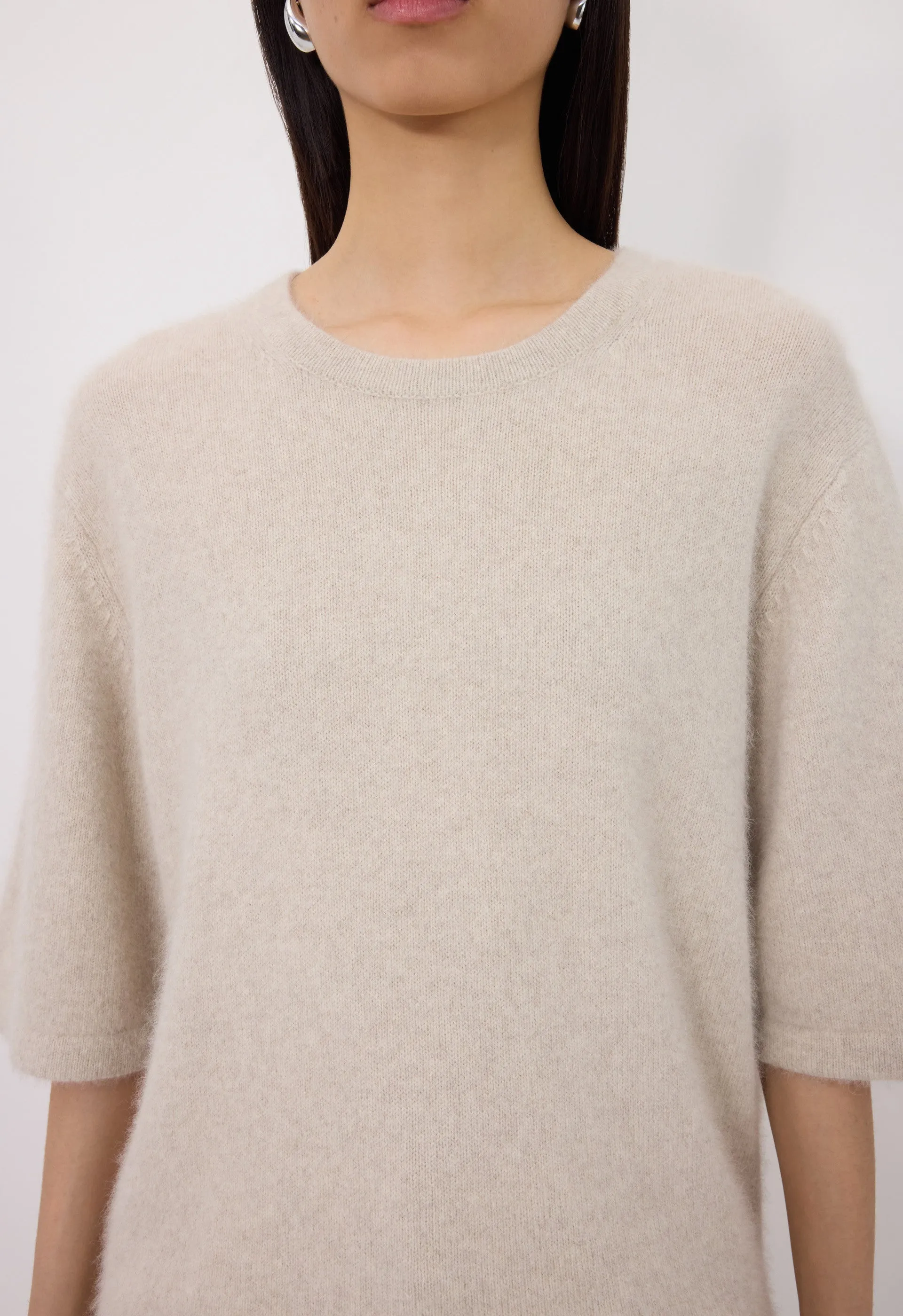 RAVEN Yak blend short sleeves sweater sold by Loulou De Saison product image thumbnail 4