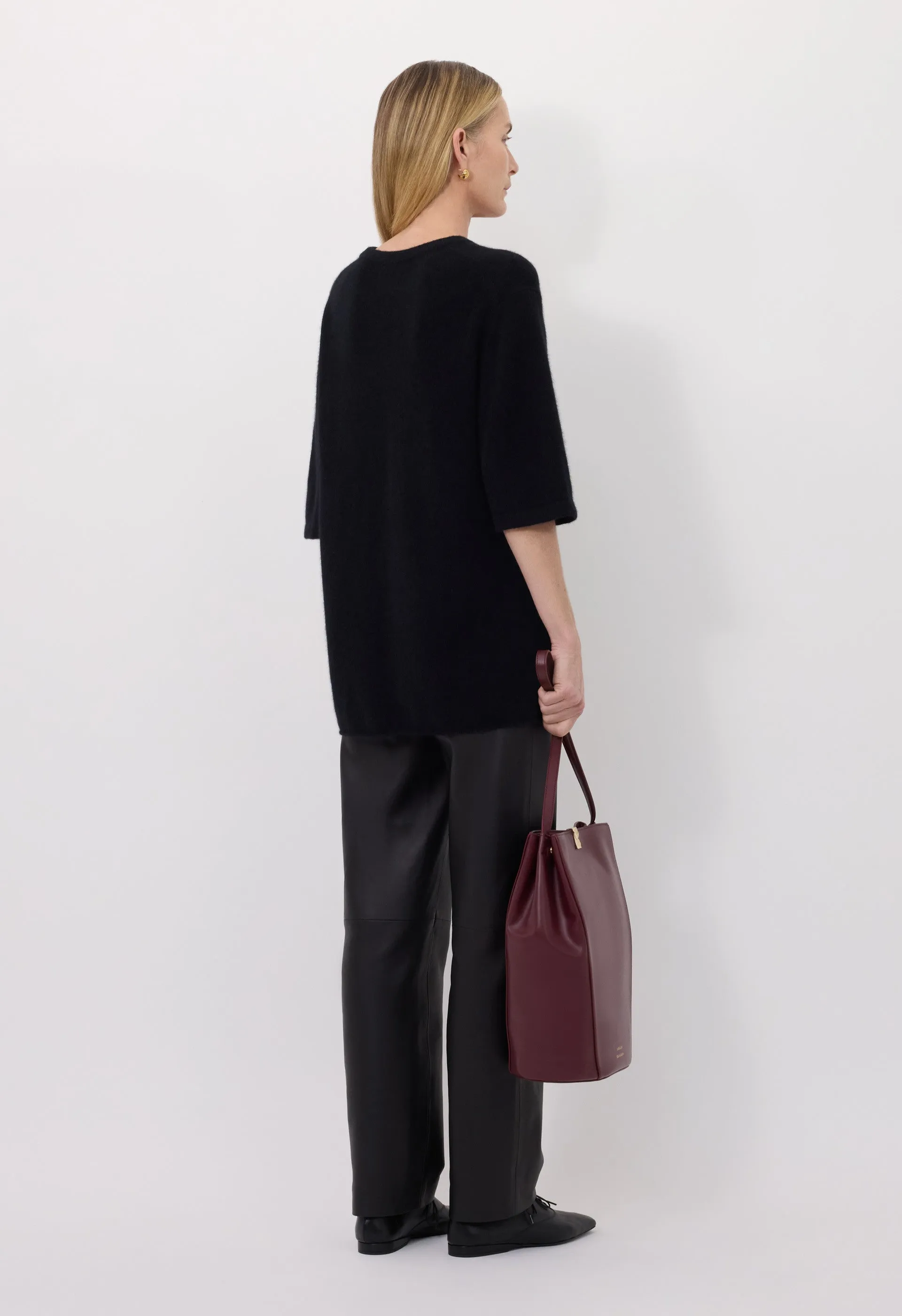 RAVEN Yak blend short sleeves sweater sold by Loulou De Saison product image thumbnail 5