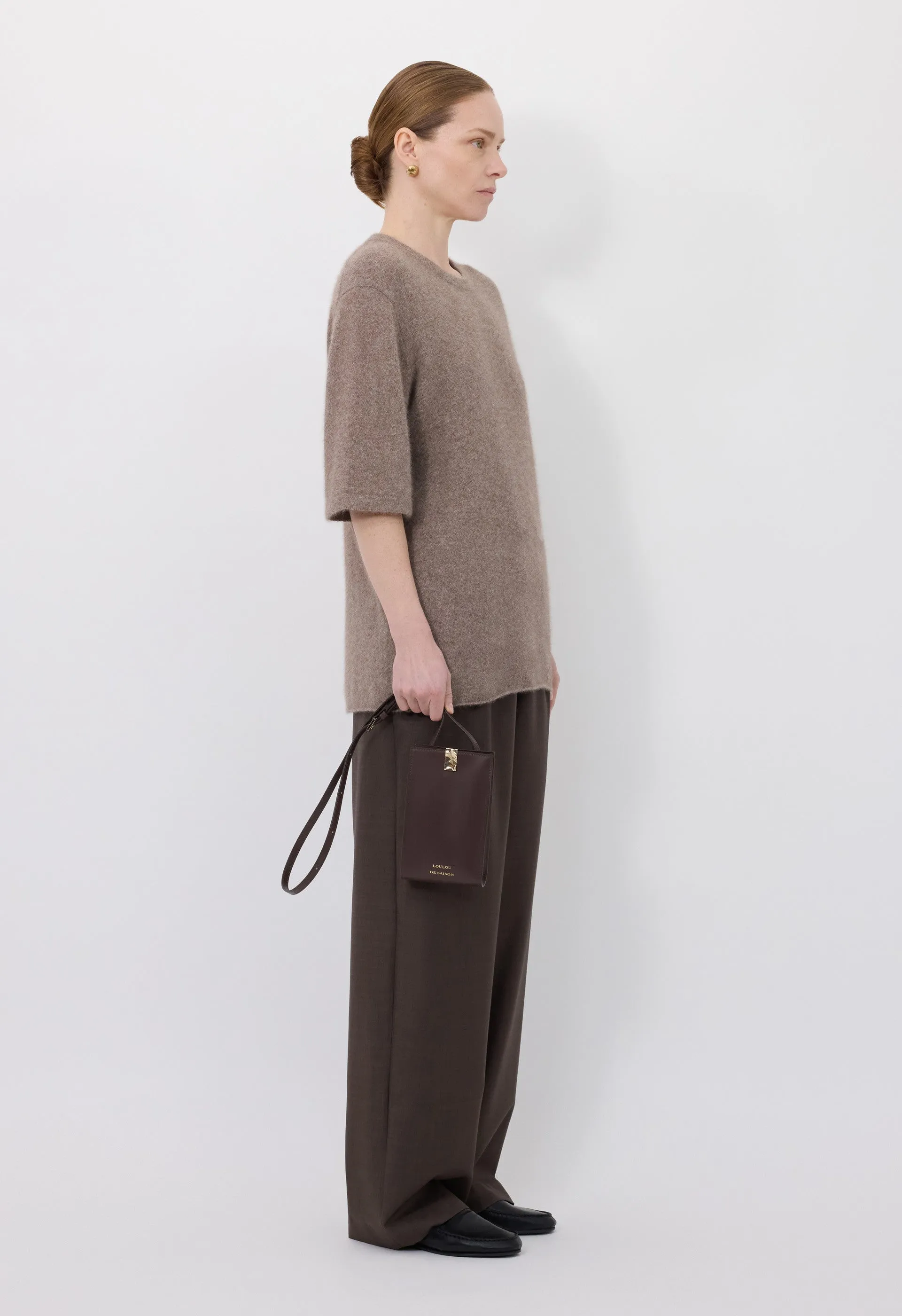 RAVEN Yak blend short sleeves sweater sold by Loulou De Saison product image thumbnail 3