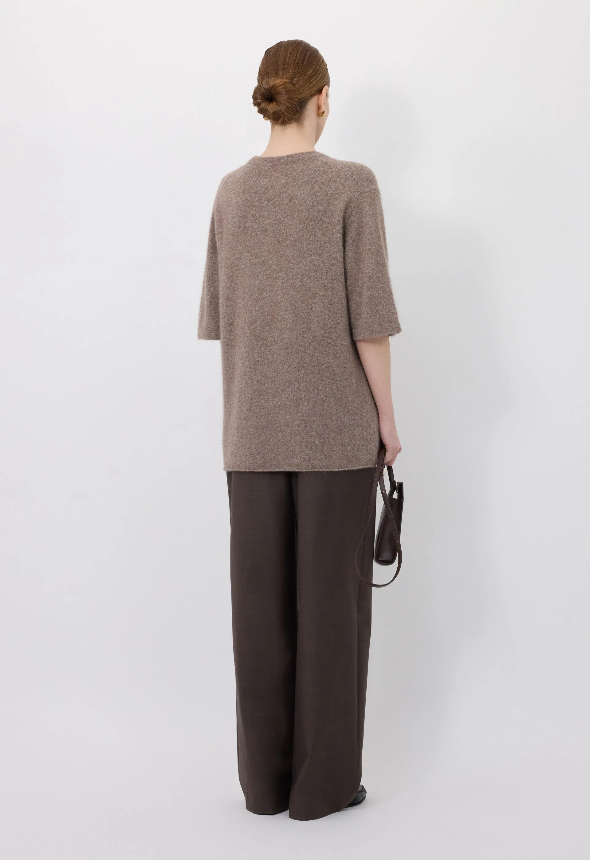 RAVEN Yak blend short sleeves sweater sold by Loulou De Saison product image thumbnail 5