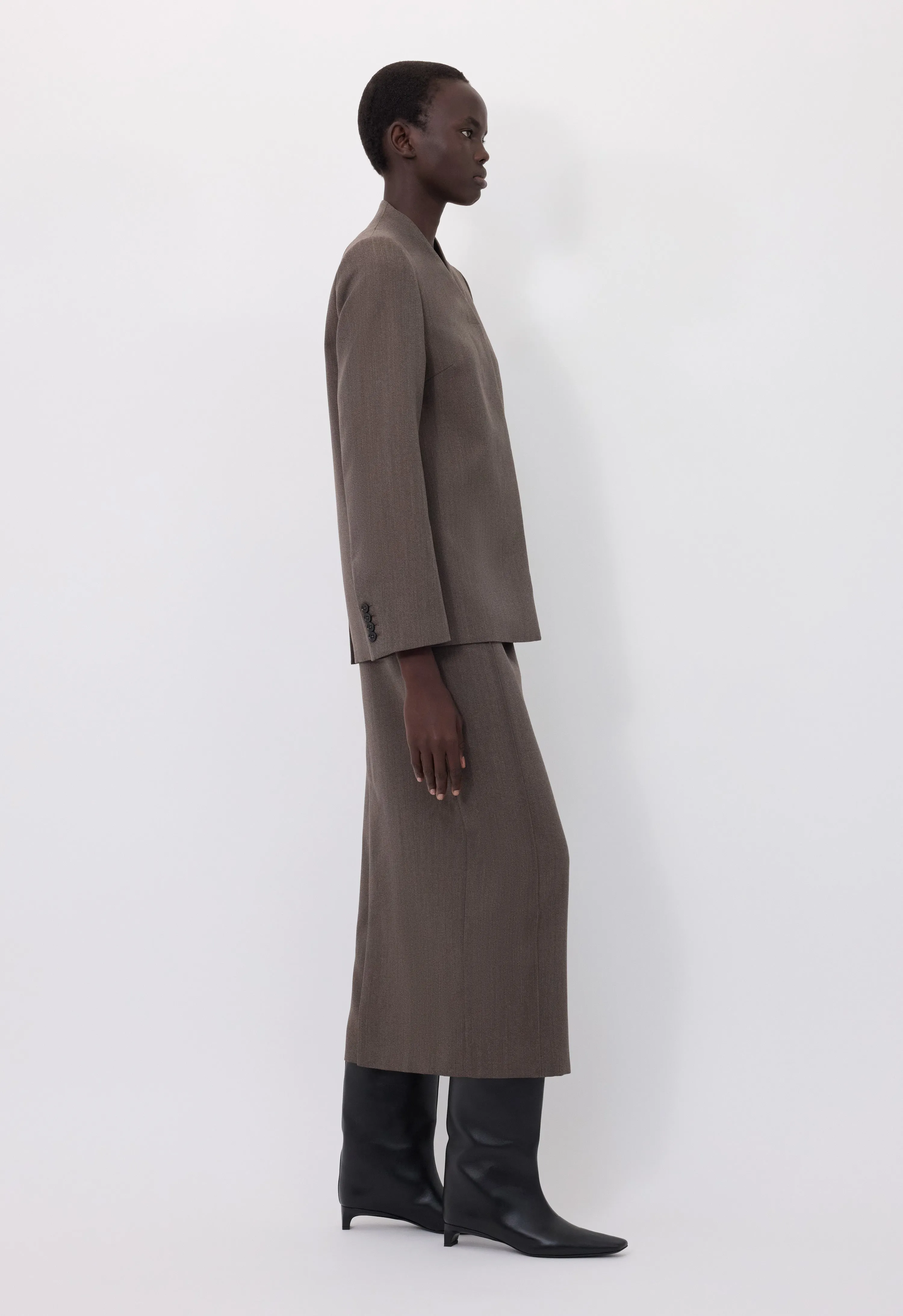 RASCA Standing neck jacket sold by Loulou De Saison product image thumbnail 3