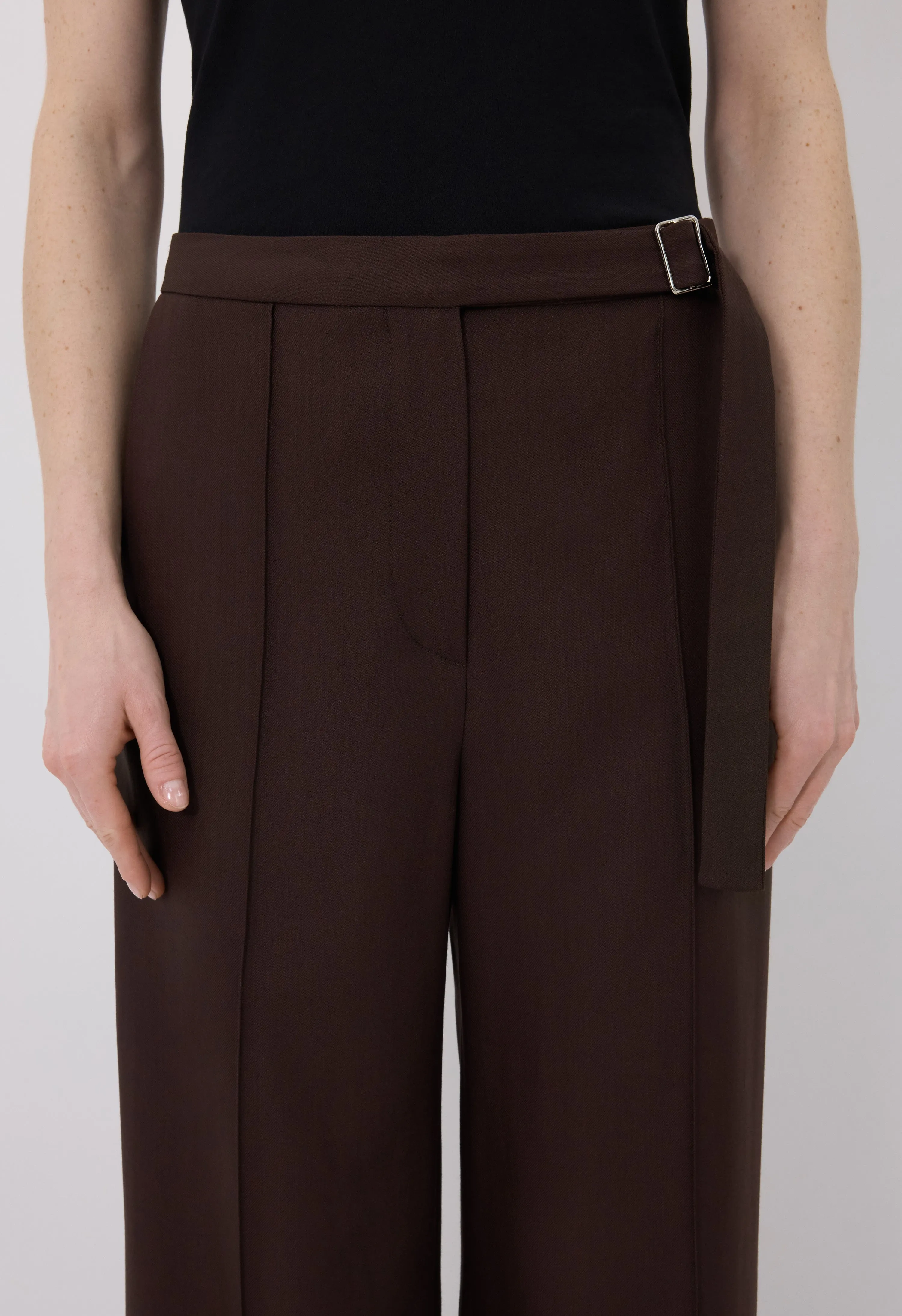 PRATT Buckle waistband trousers sold by Loulou De Saison product image thumbnail 4
