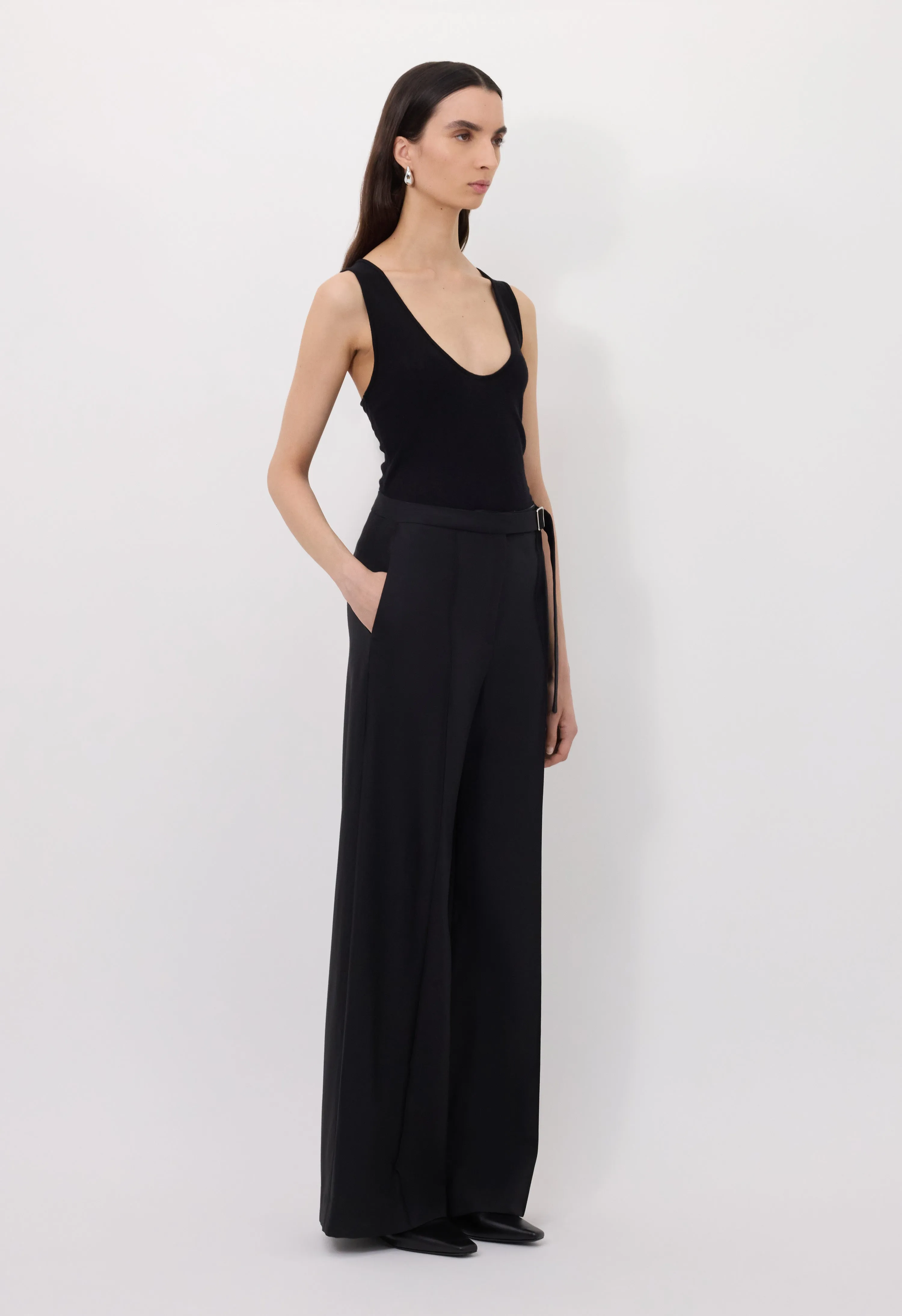 PRATT Buckle waistband trousers sold by Loulou De Saison product image thumbnail 3