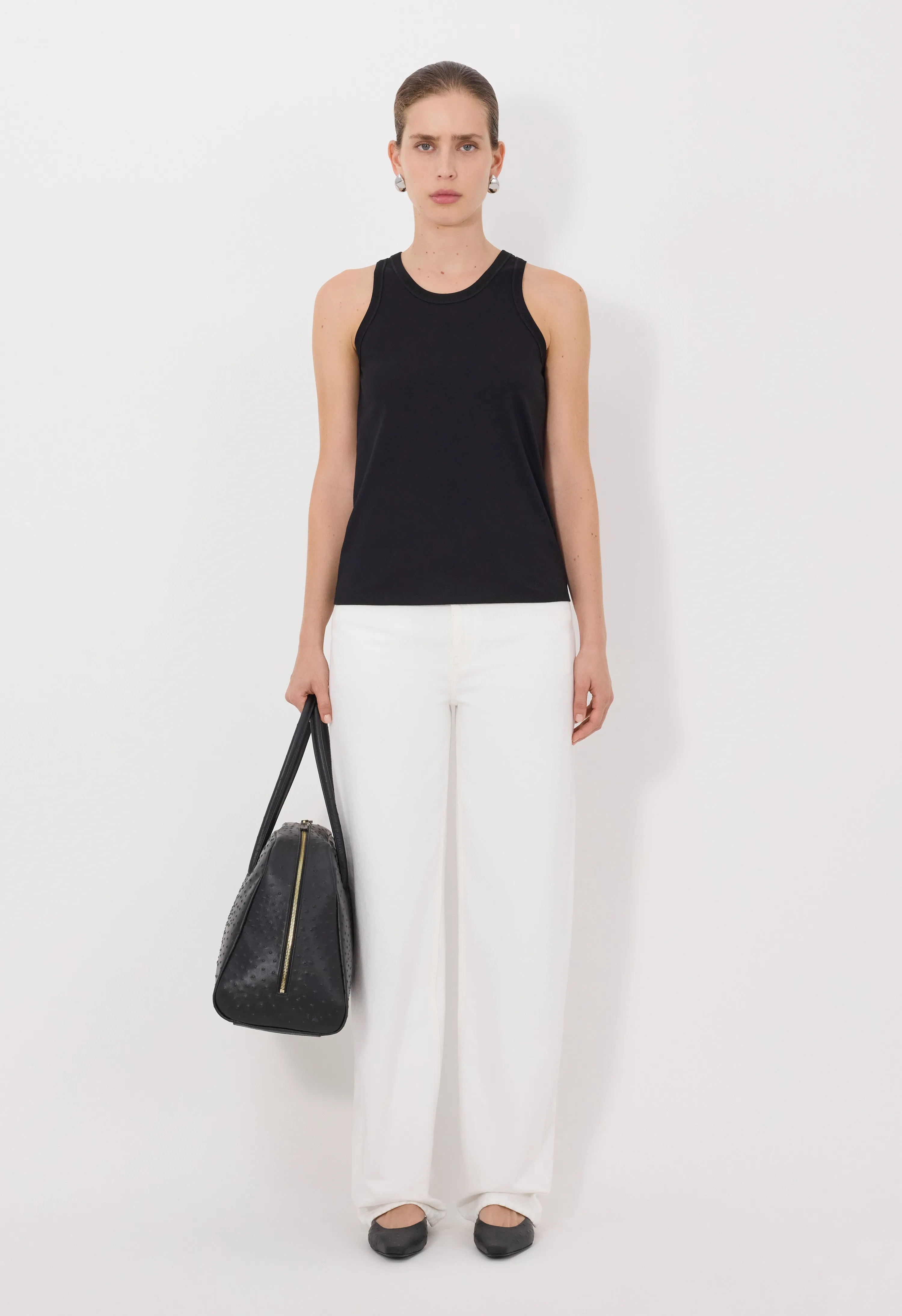 POSO LDS Supima cotton Tank top sold by Loulou De Saison