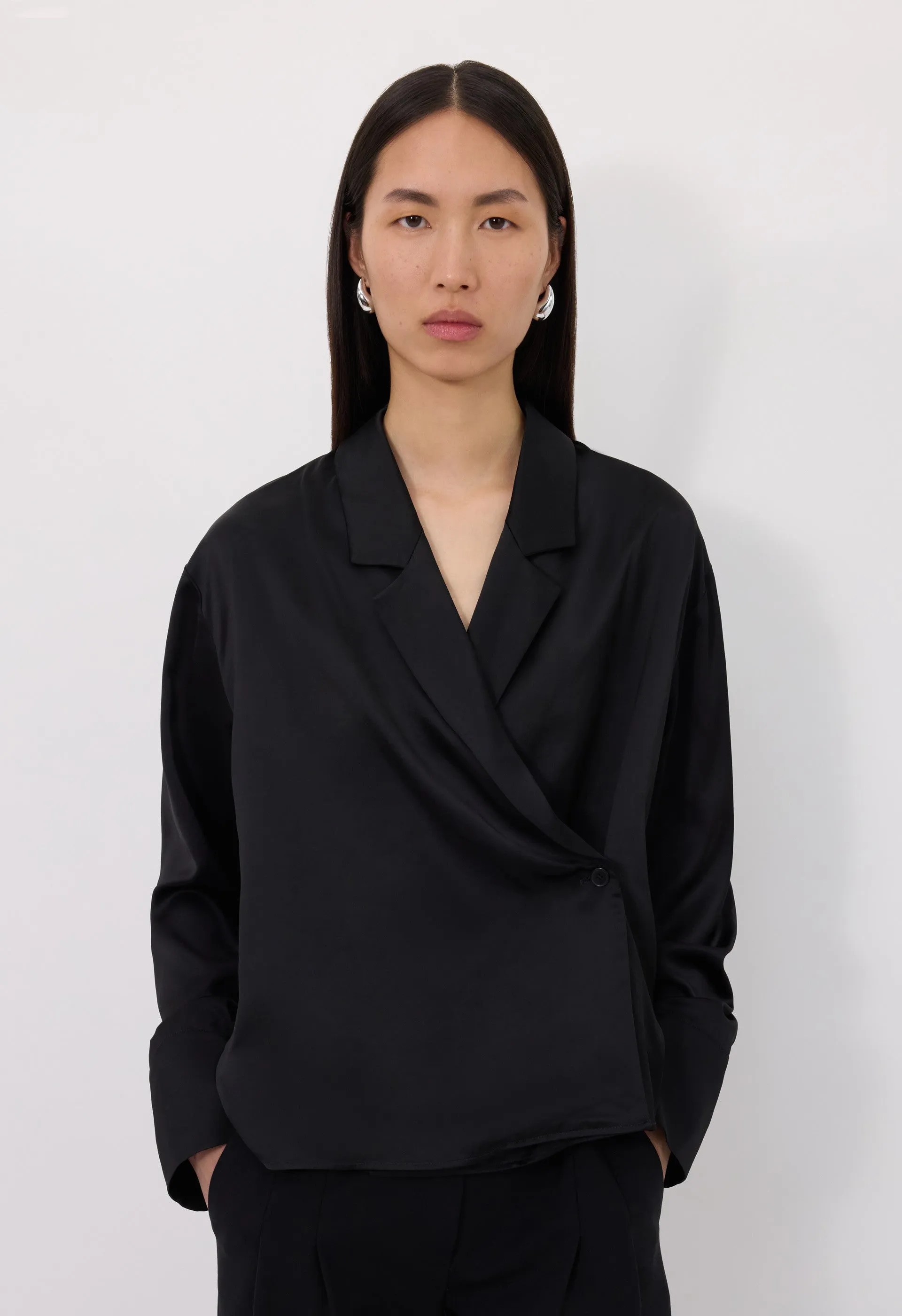 PERSIA Satin blouse sold by Loulou De Saison product image thumbnail 4