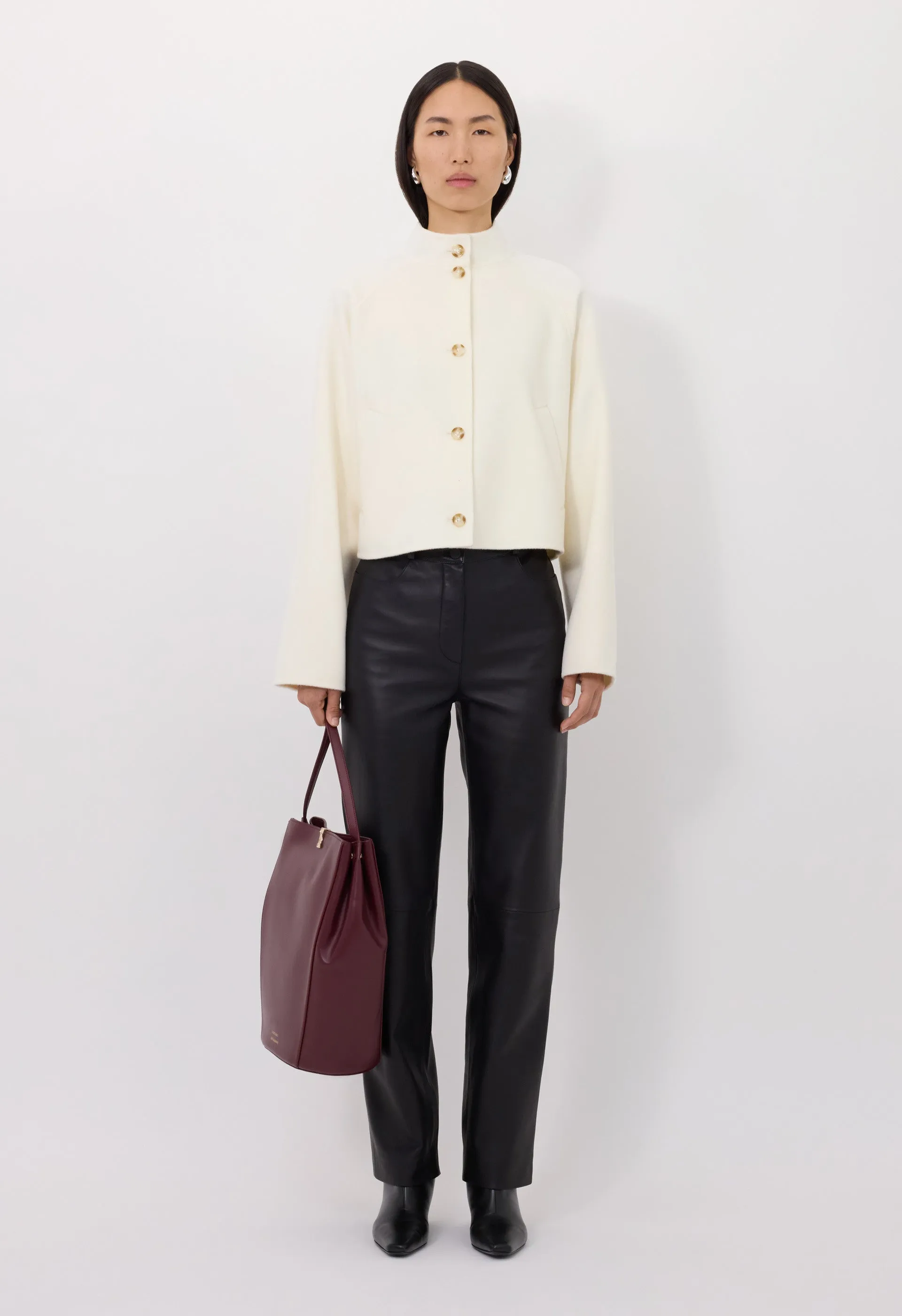 NYMA Wool drap jacket sold by Loulou De Saison