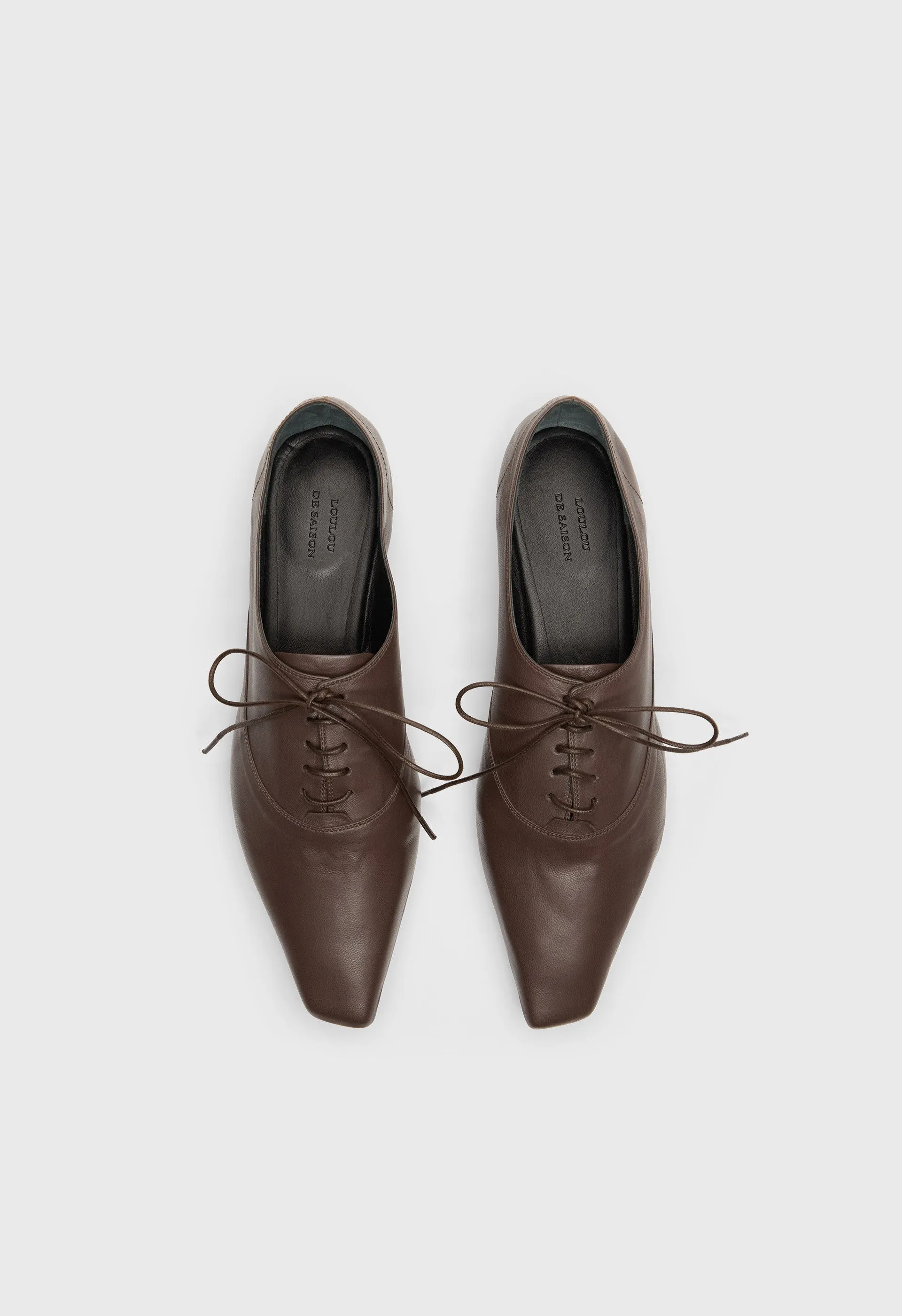 NORA LDS Nappa leather Derby shoes sold by Loulou De Saison product image thumbnail 4