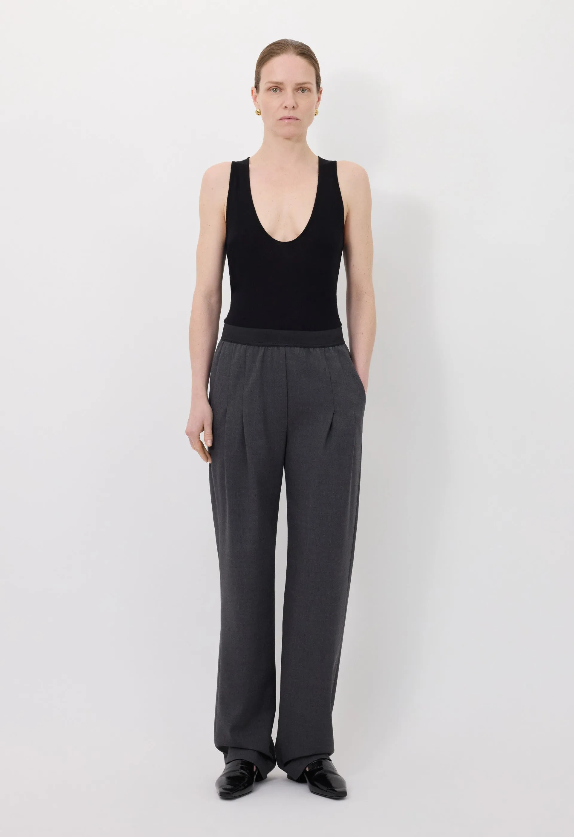 NIRO Elasticated waistline trousers sold by Loulou De Saison