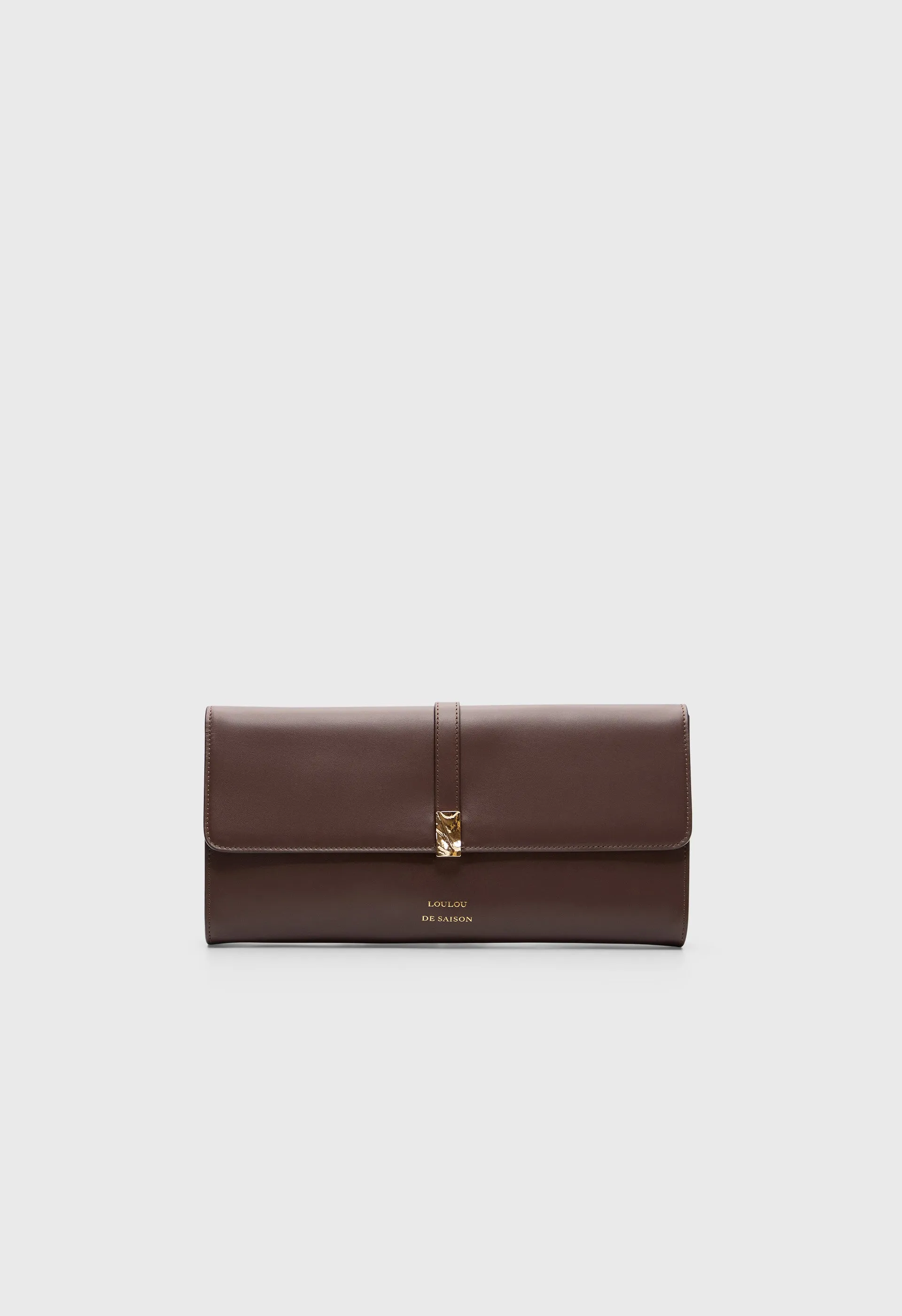 ELMER Leather clutch sold by Loulou De Saison