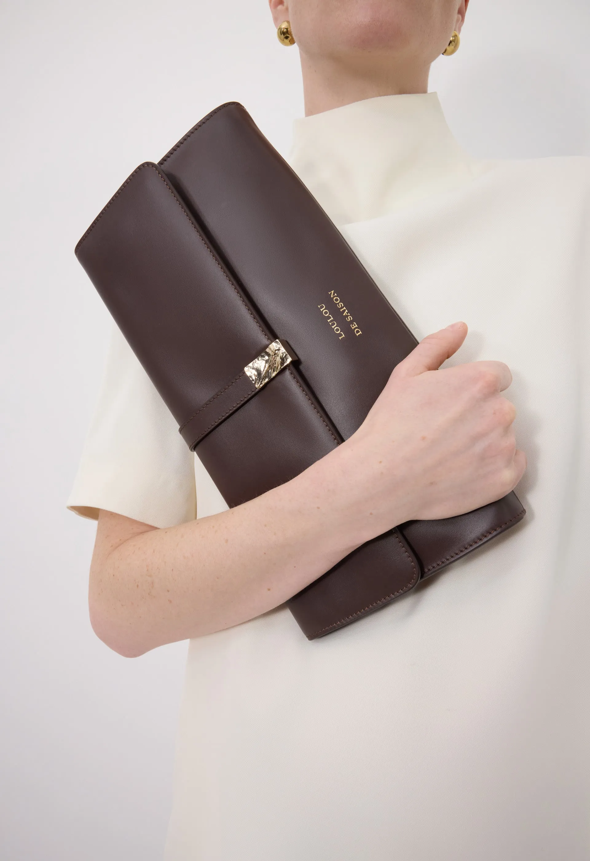 ELMER Leather clutch sold by Loulou De Saison product image thumbnail 3