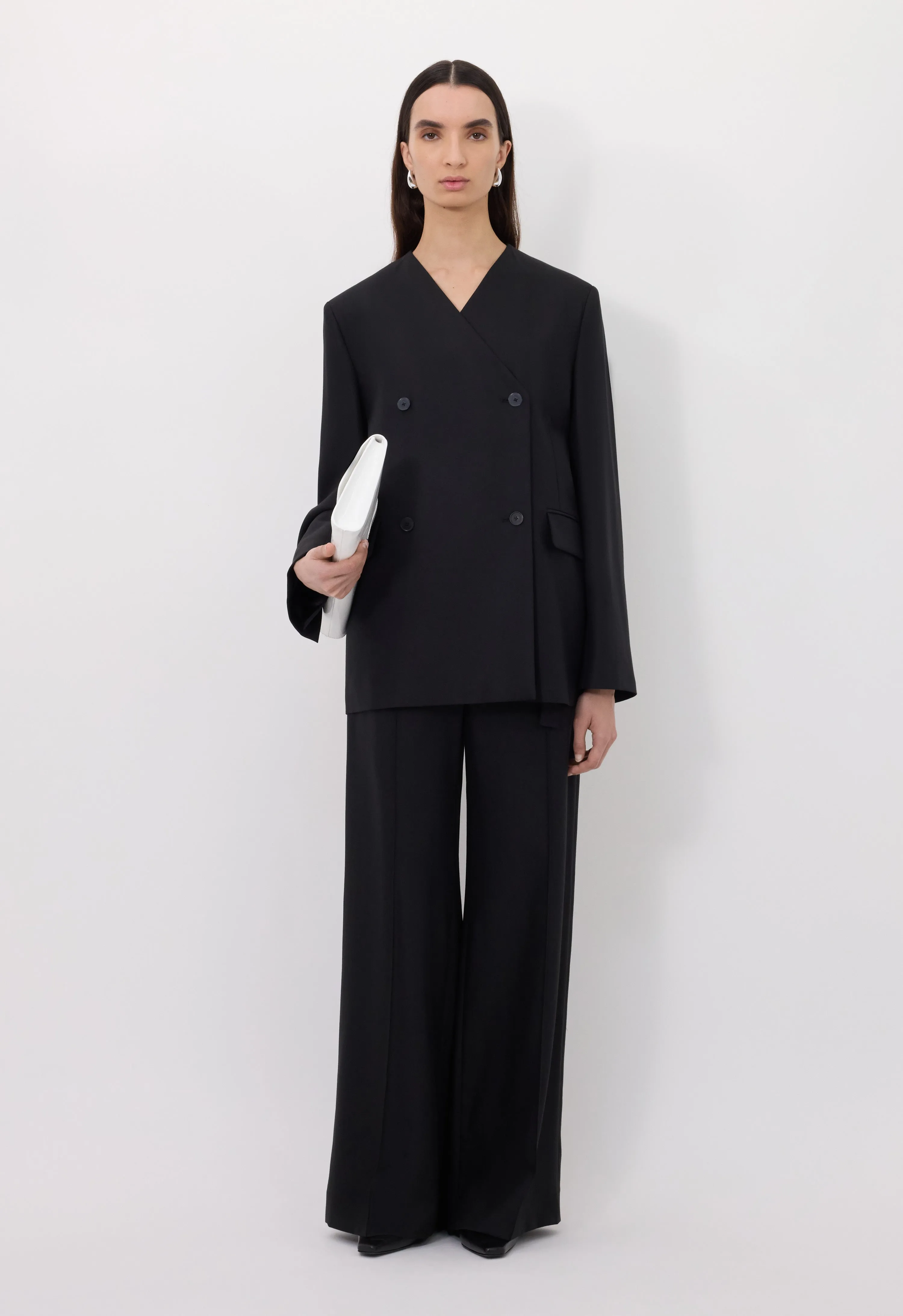 MUNRO double breasted jacket sold by Loulou De Saison