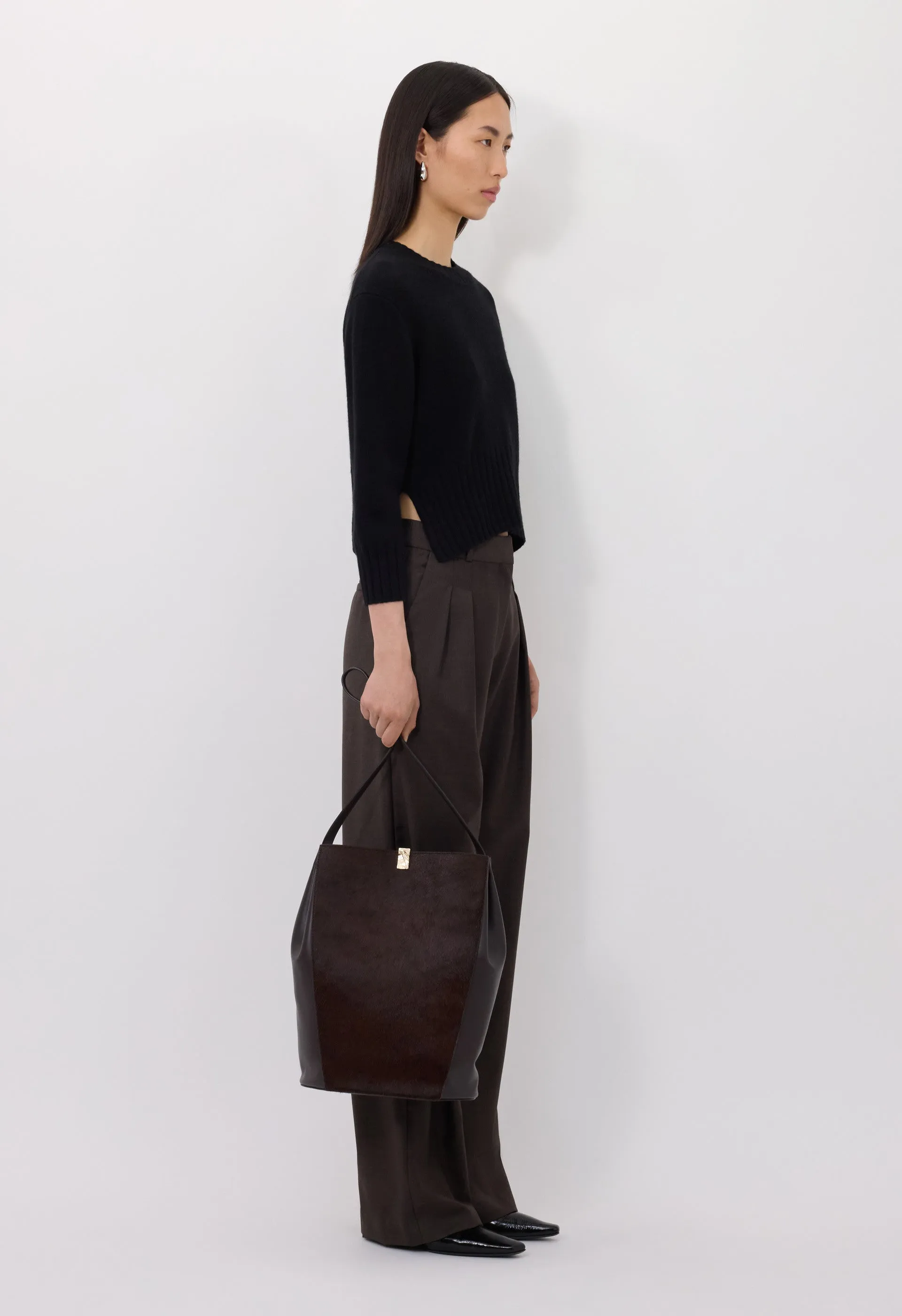 MORA LDS Cropped cashmere sweater sold by Loulou De Saison product image thumbnail 3