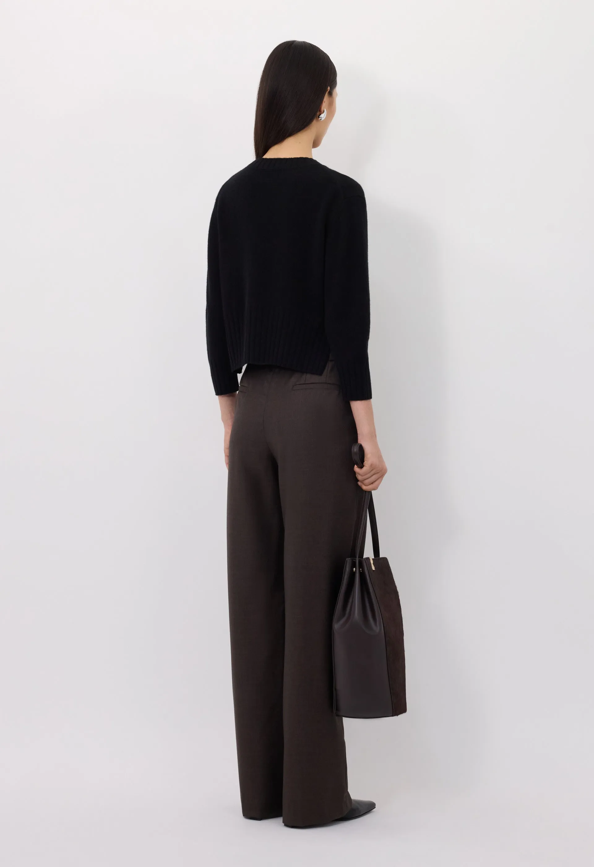 MORA LDS Cropped cashmere sweater sold by Loulou De Saison product image thumbnail 5