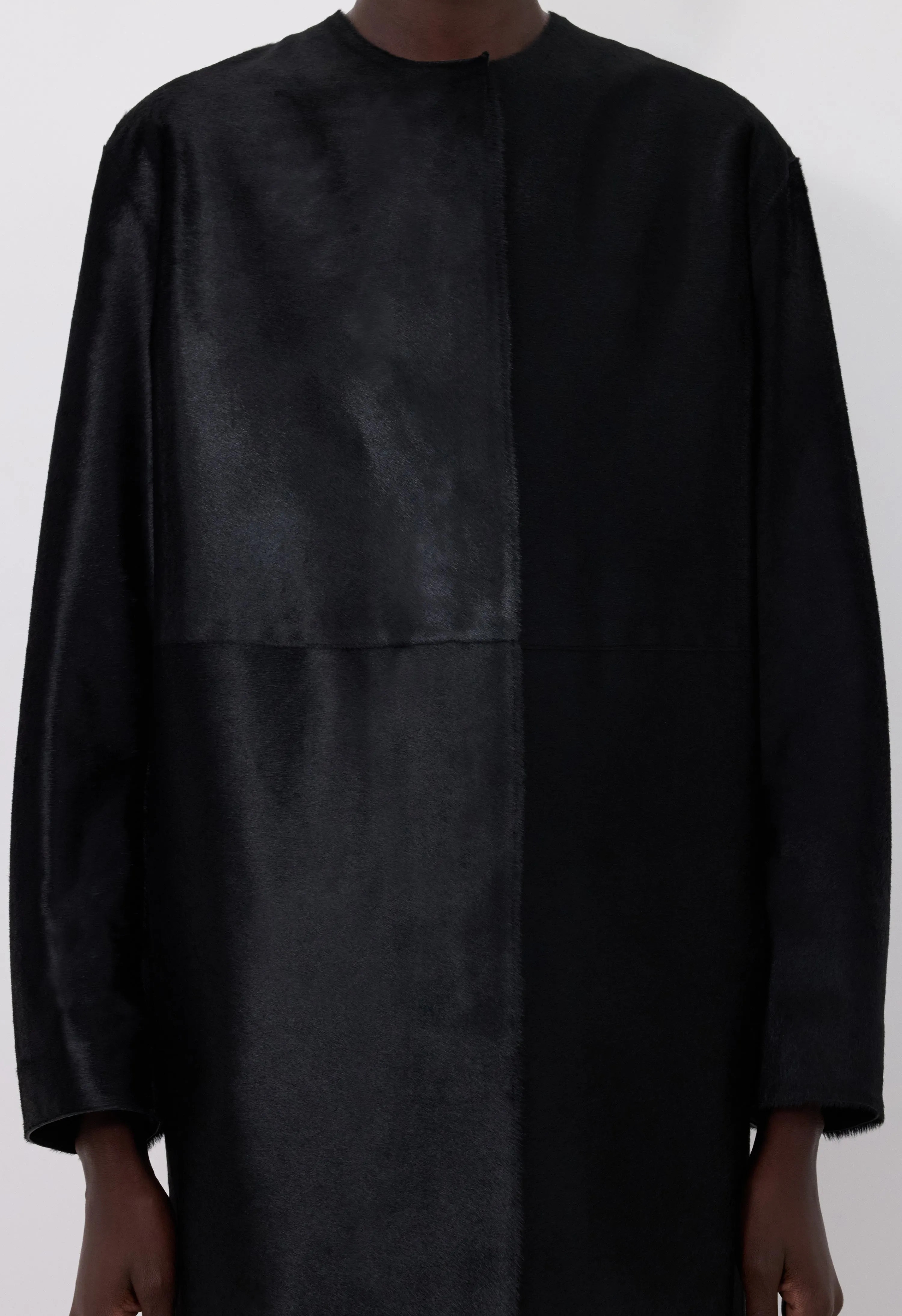 MILLER Pony effect leather coat sold by Loulou De Saison product image thumbnail 4