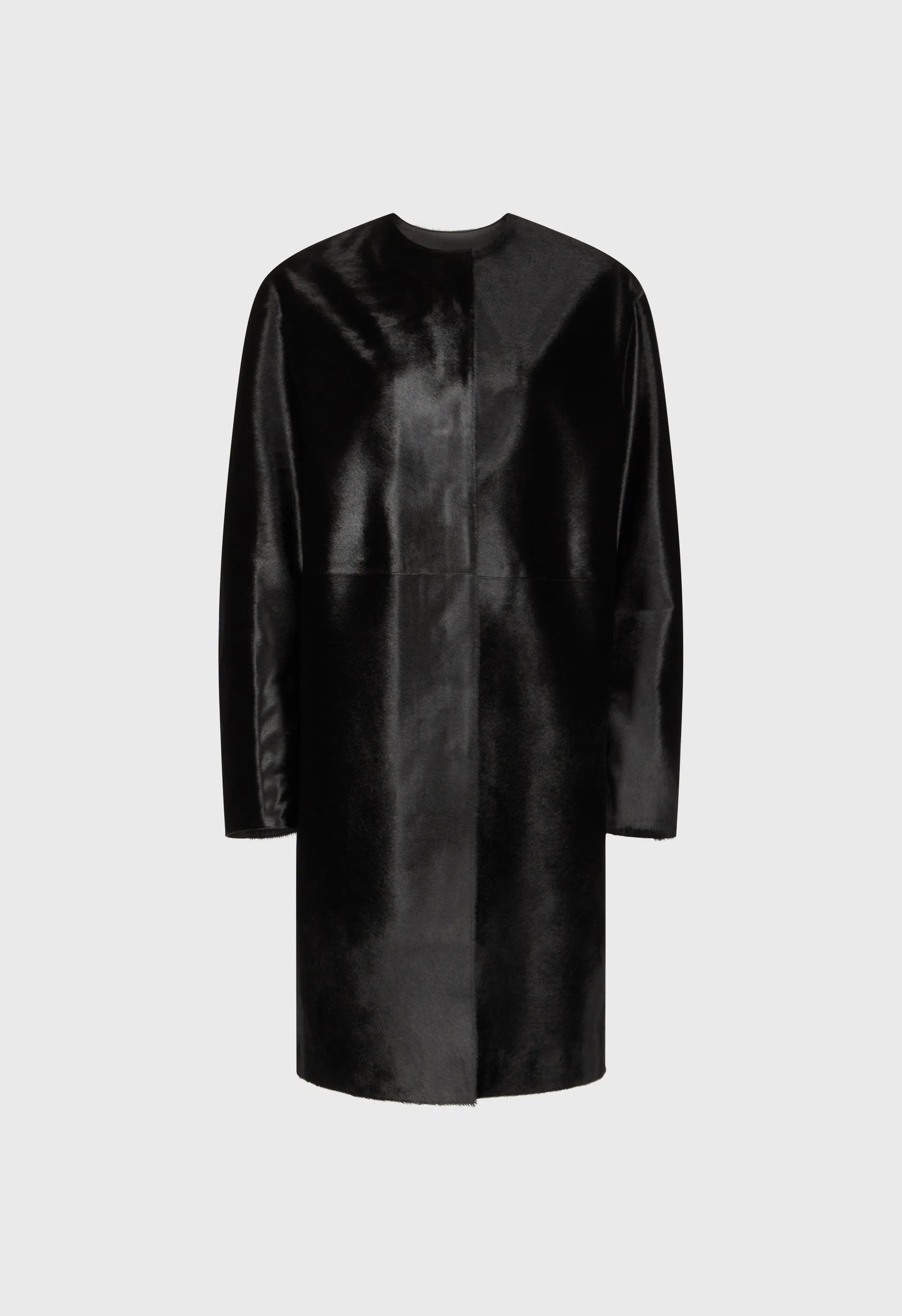 MILLER Pony effect leather coat sold by Loulou De Saison product image thumbnail 2