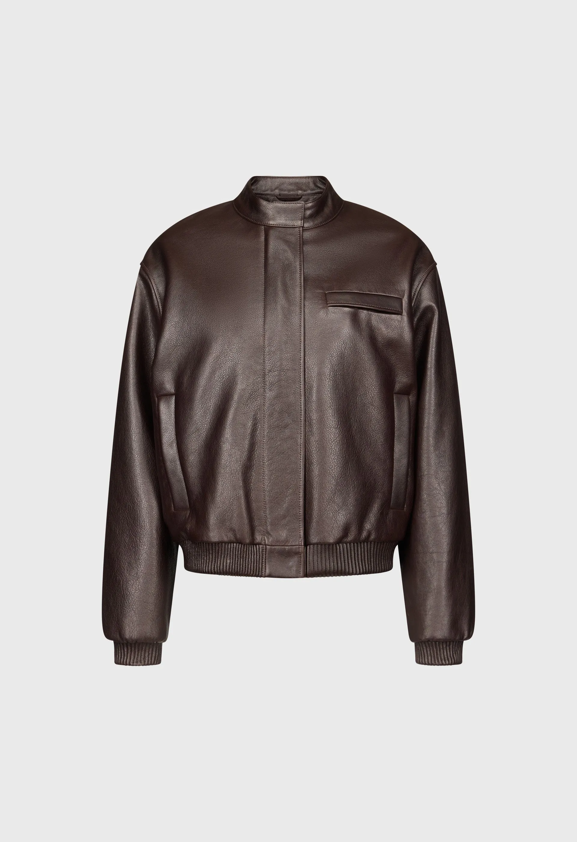 MARLOW Leather bomber jacket sold by Loulou De Saison product image thumbnail 2