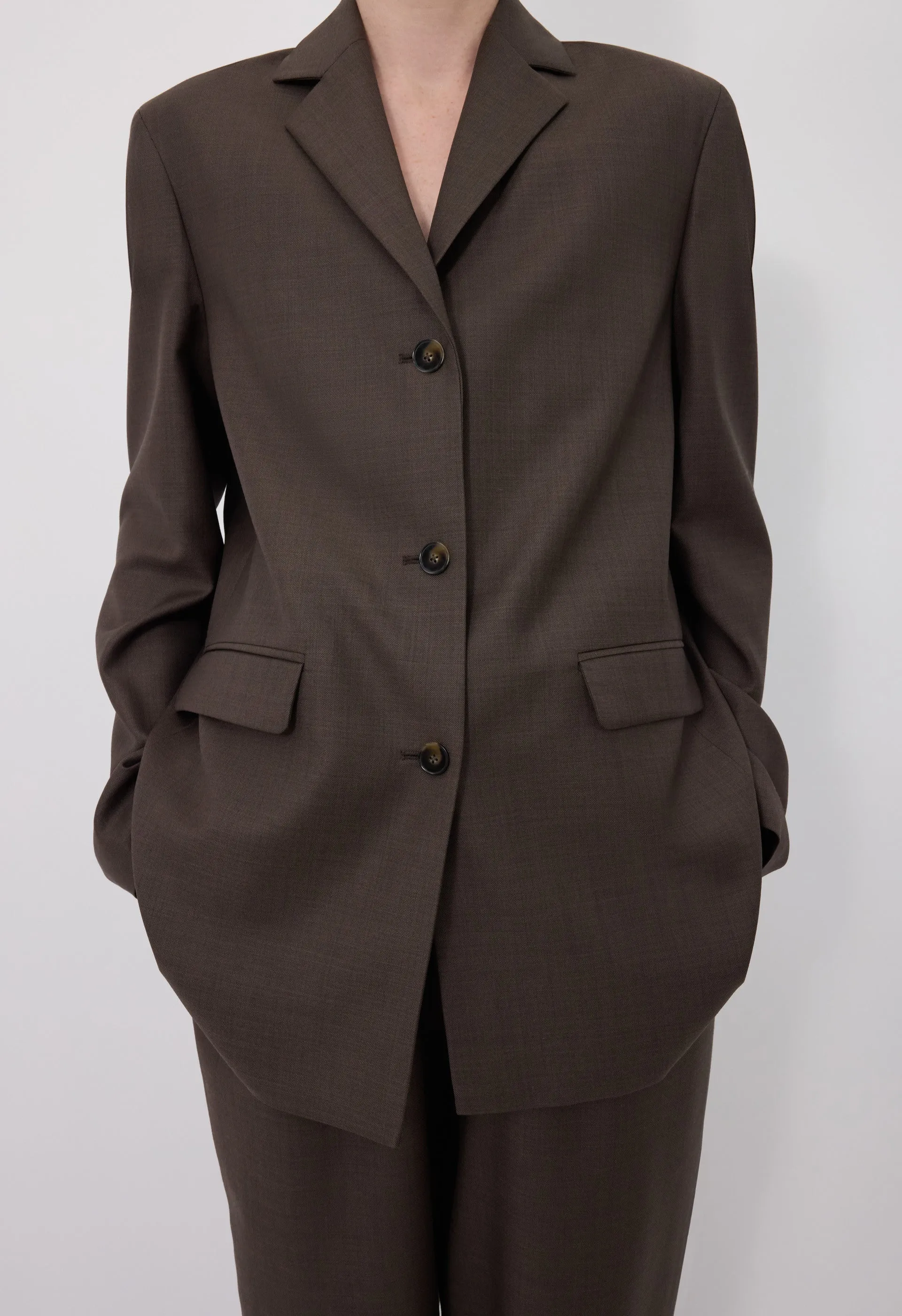 MARCIA Chambray wool jacket sold by Loulou De Saison product image thumbnail 4