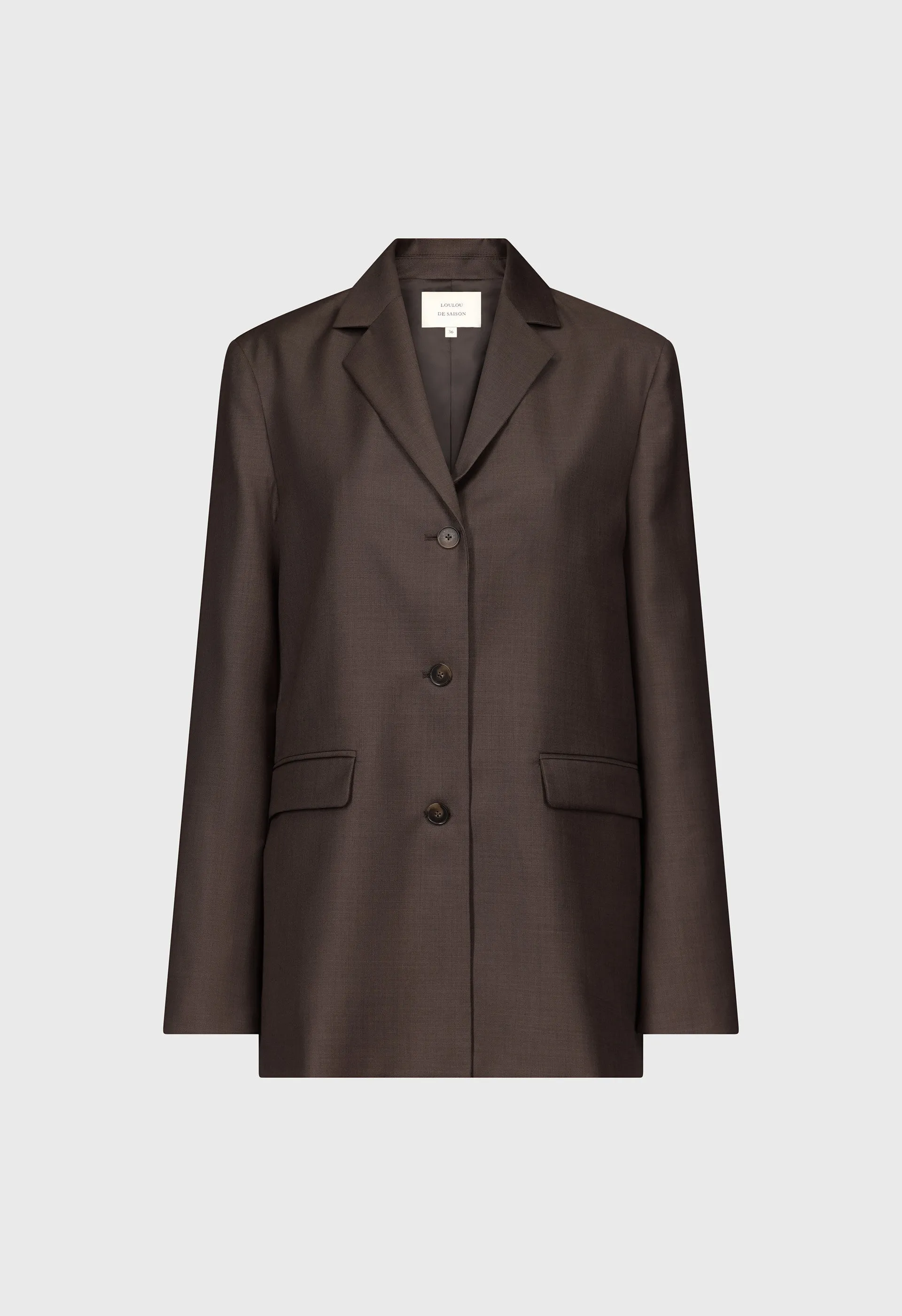MARCIA Chambray wool jacket sold by Loulou De Saison product image thumbnail 2