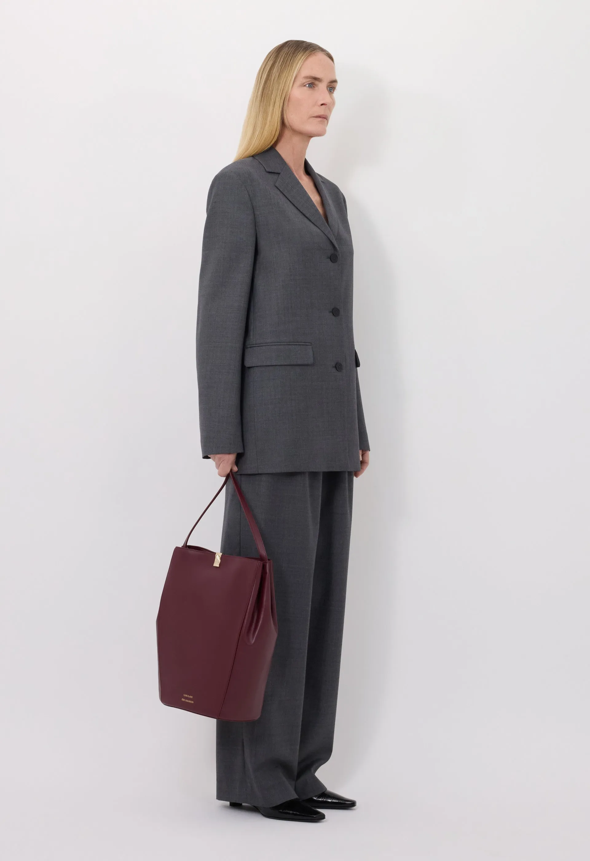 MARCIA Chambray wool jacket sold by Loulou De Saison product image thumbnail 3