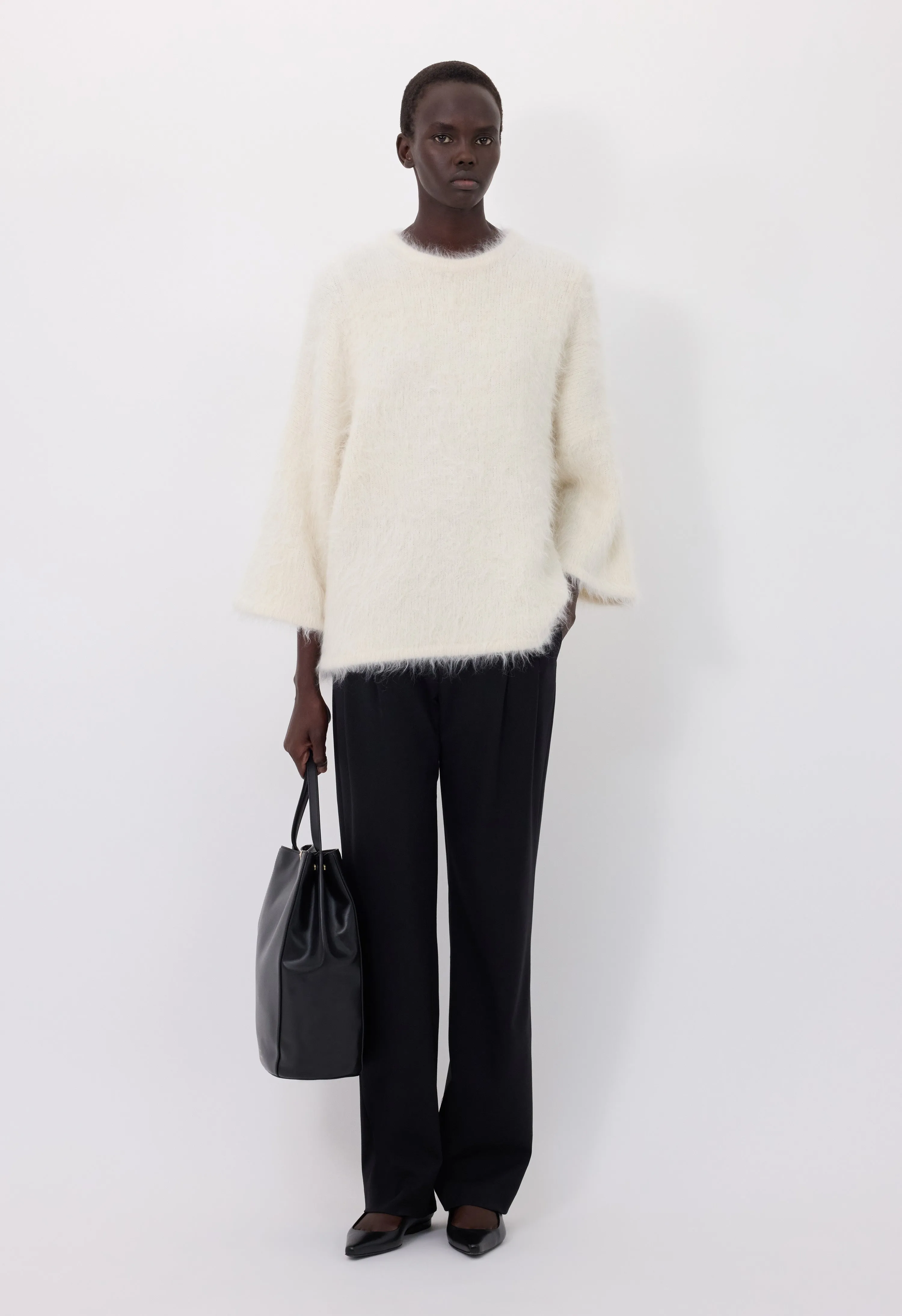 MAE Hairy alpaca sweater sold by Loulou De Saison