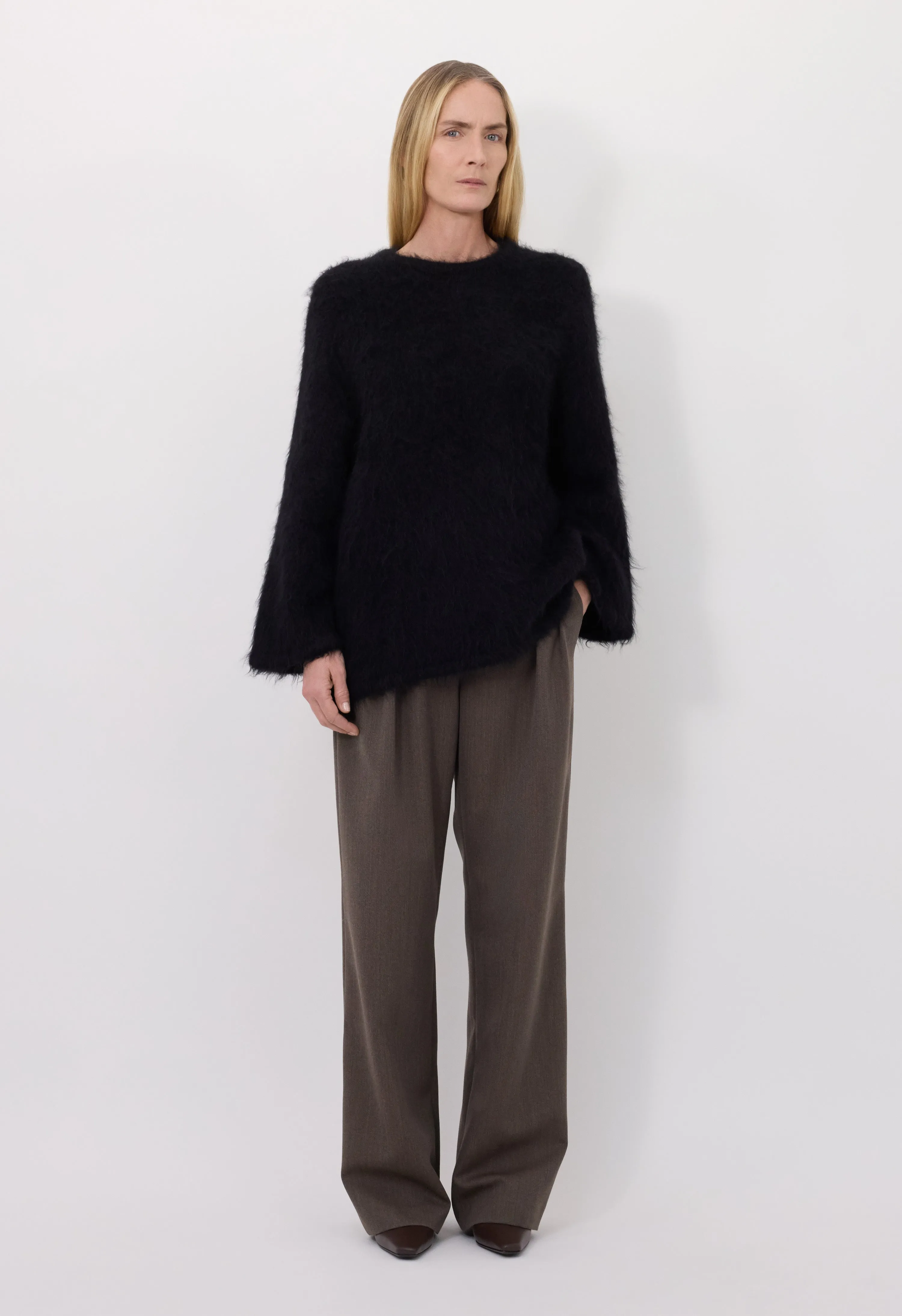 MAE Hairy alpaca sweater sold by Loulou De Saison