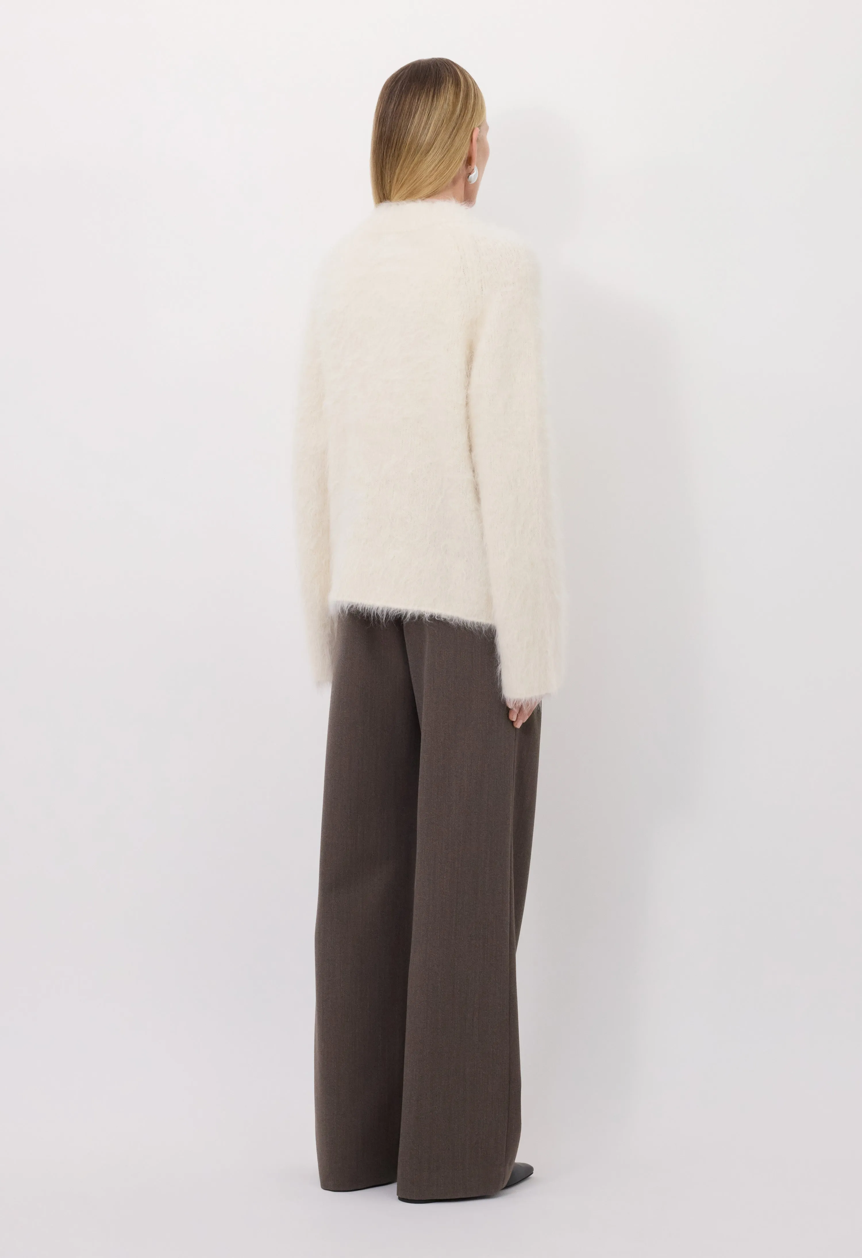 LYNN Hairy alpaca cardigan sold by Loulou De Saison product image thumbnail 5