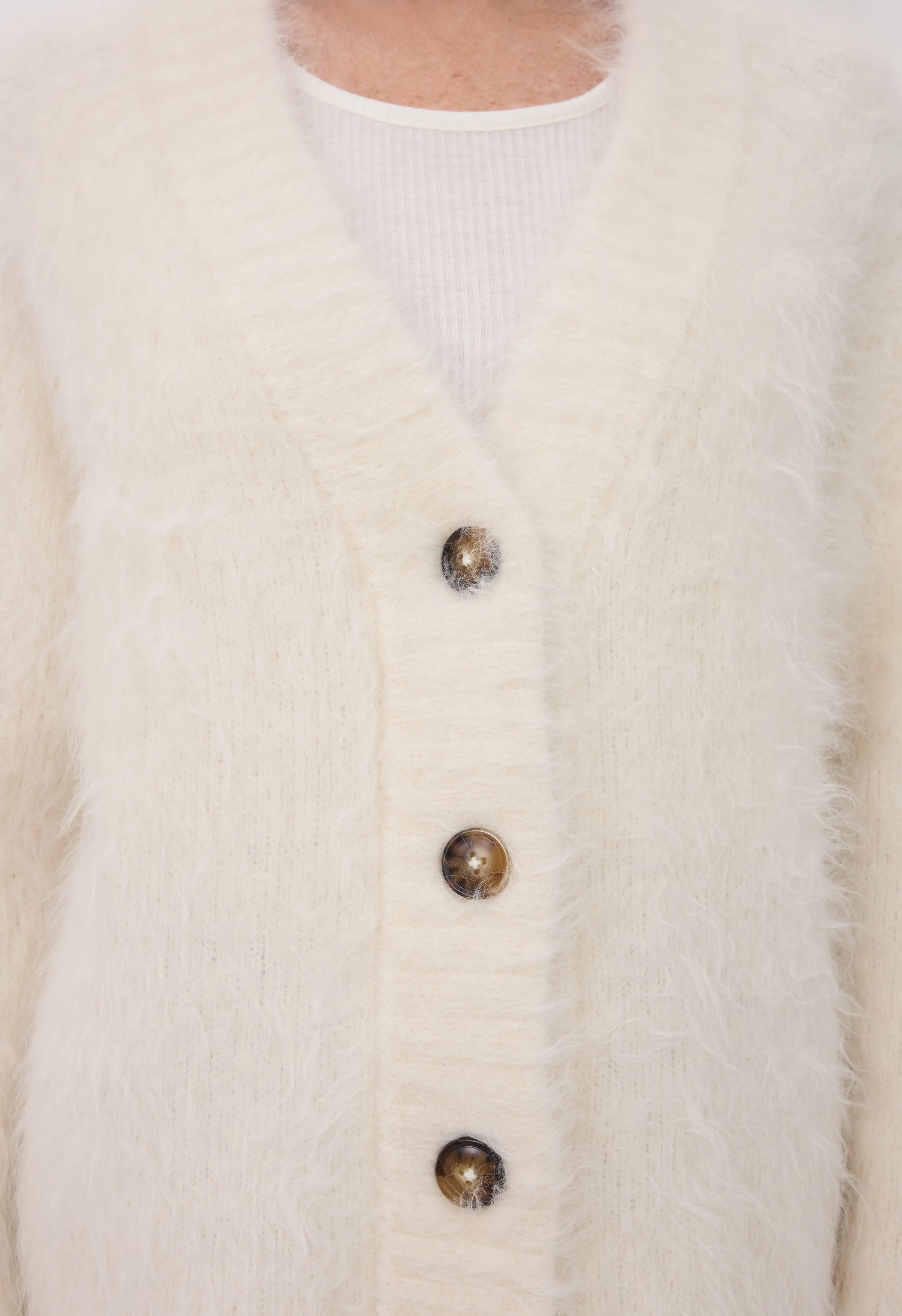 LYNN Hairy alpaca cardigan sold by Loulou De Saison product image thumbnail 4