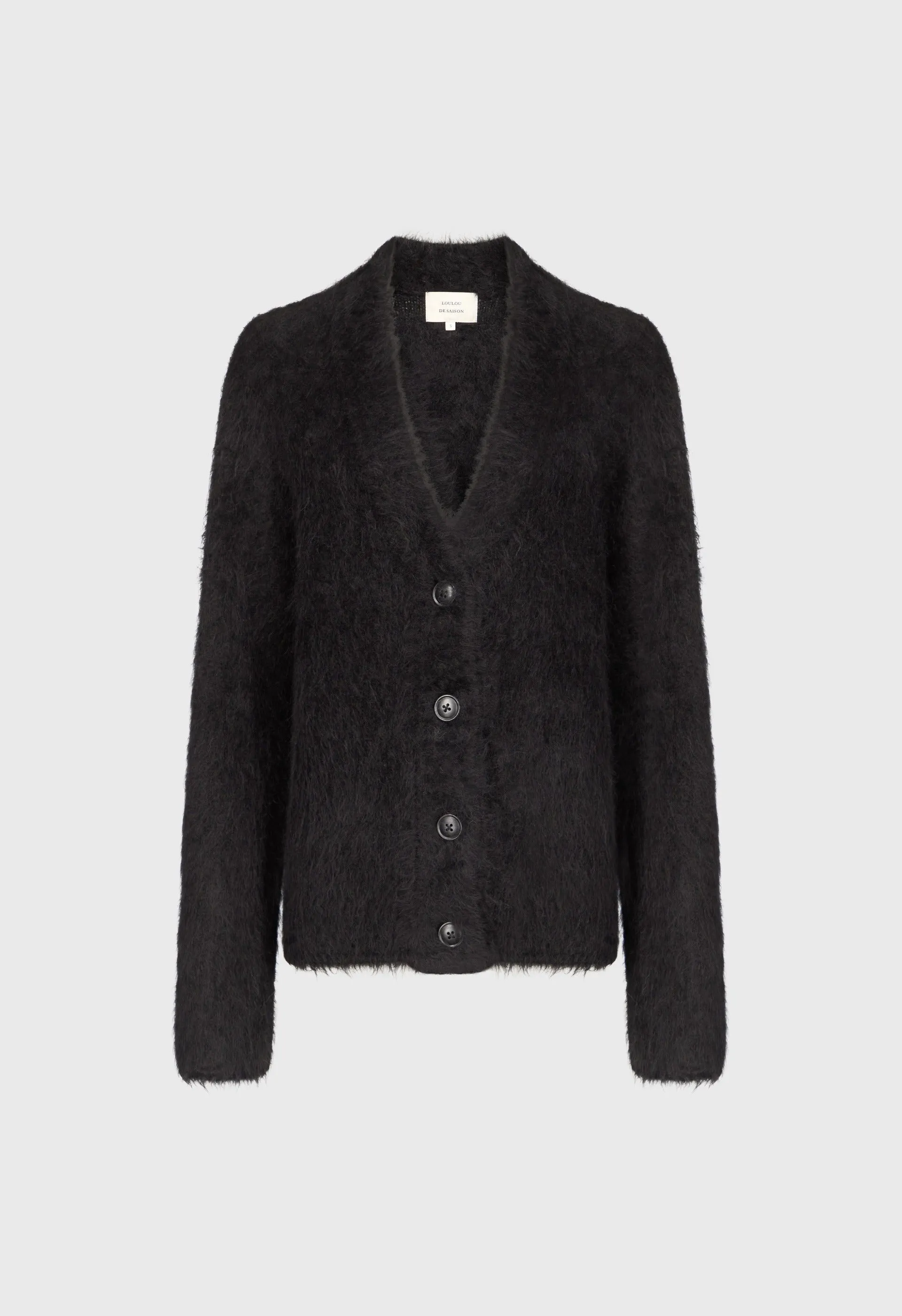 LYNN Hairy alpaca cardigan sold by Loulou De Saison product image thumbnail 2