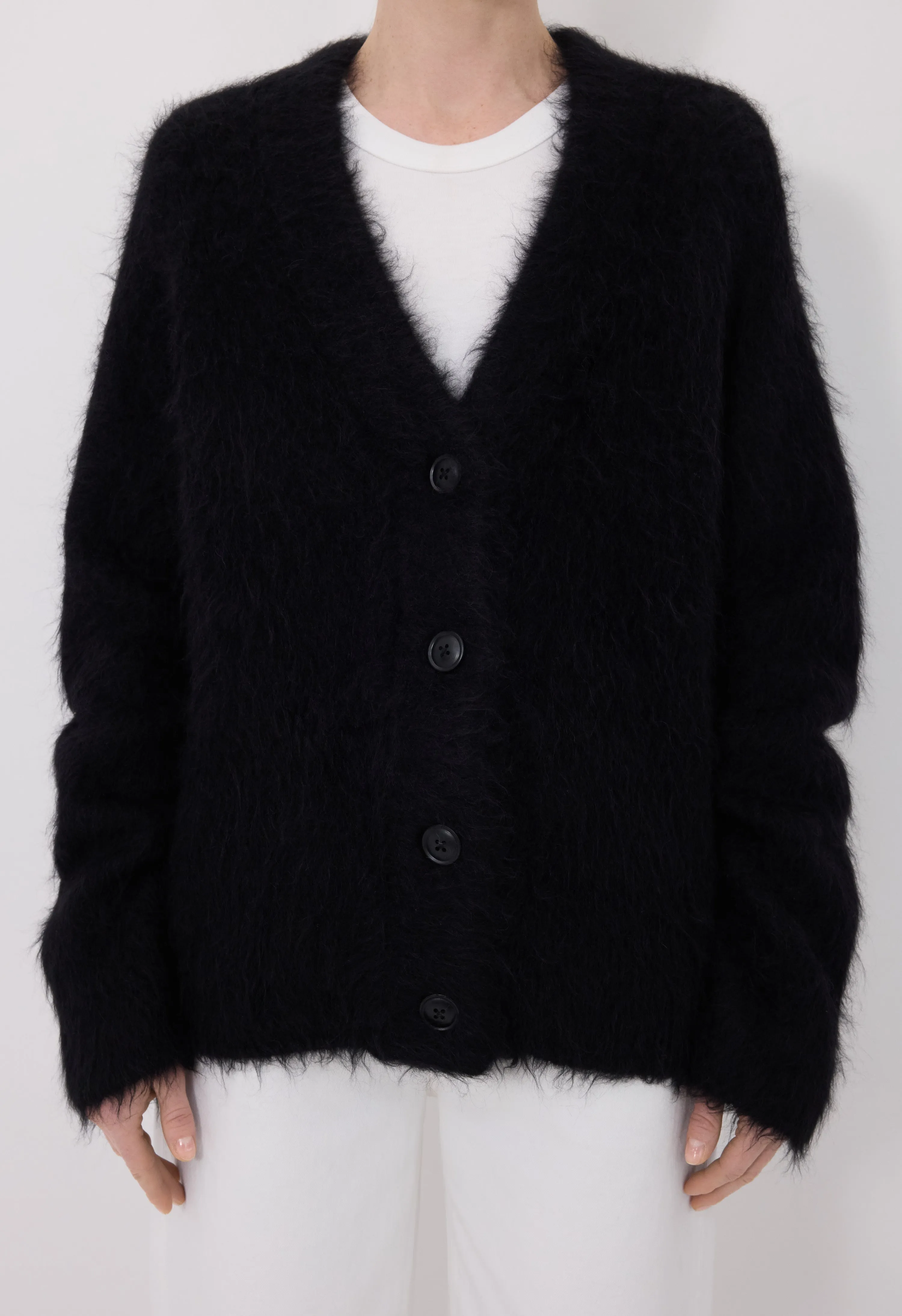 LYNN Hairy alpaca cardigan sold by Loulou De Saison product image thumbnail 4