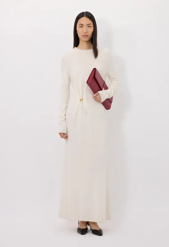 LUCERO Long metal ornament dress sold by Loulou De Saison