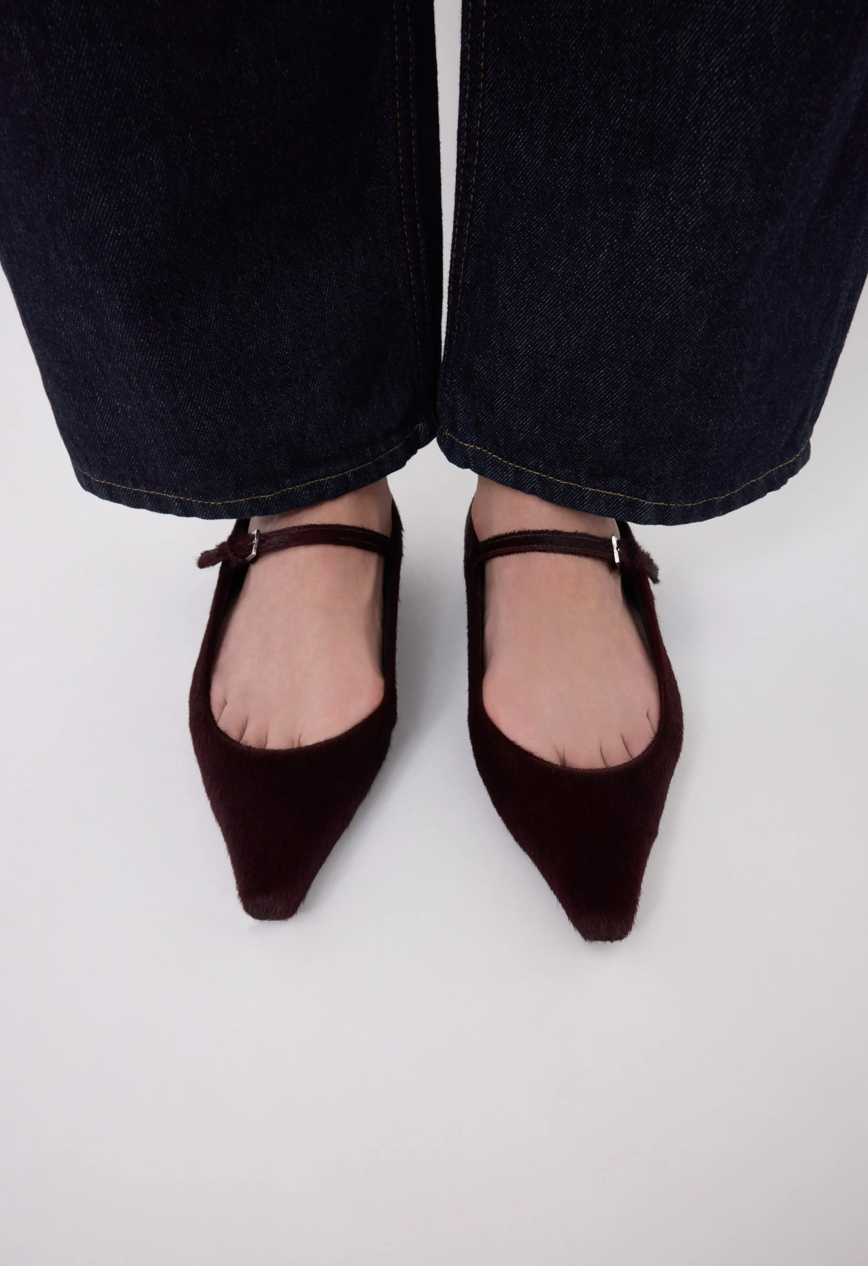 LEONE Pony-effect leather ballerinas sold by Loulou De Saison product image thumbnail 2