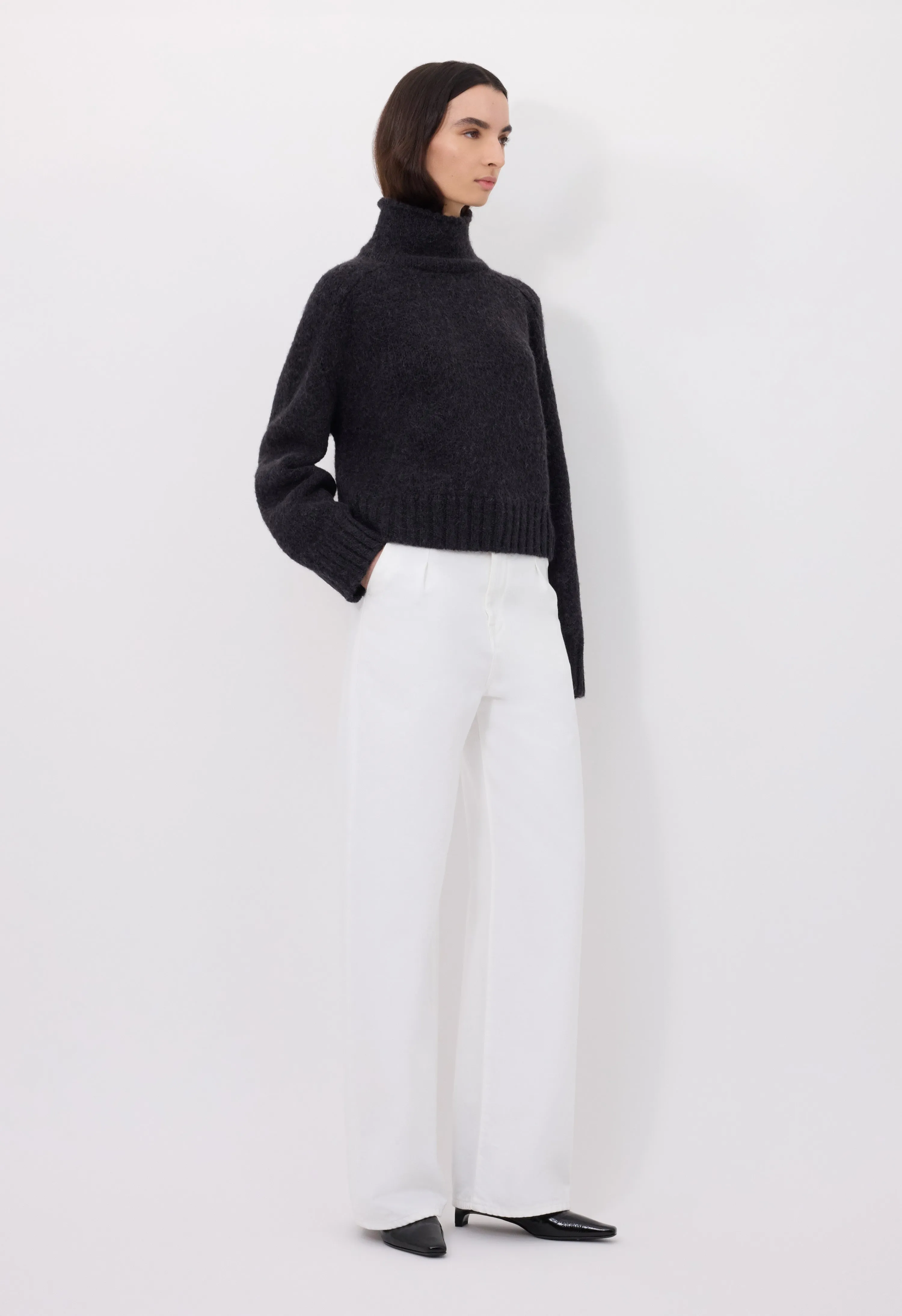 KEAN Stand collar sweater sold by Loulou De Saison product image thumbnail 3