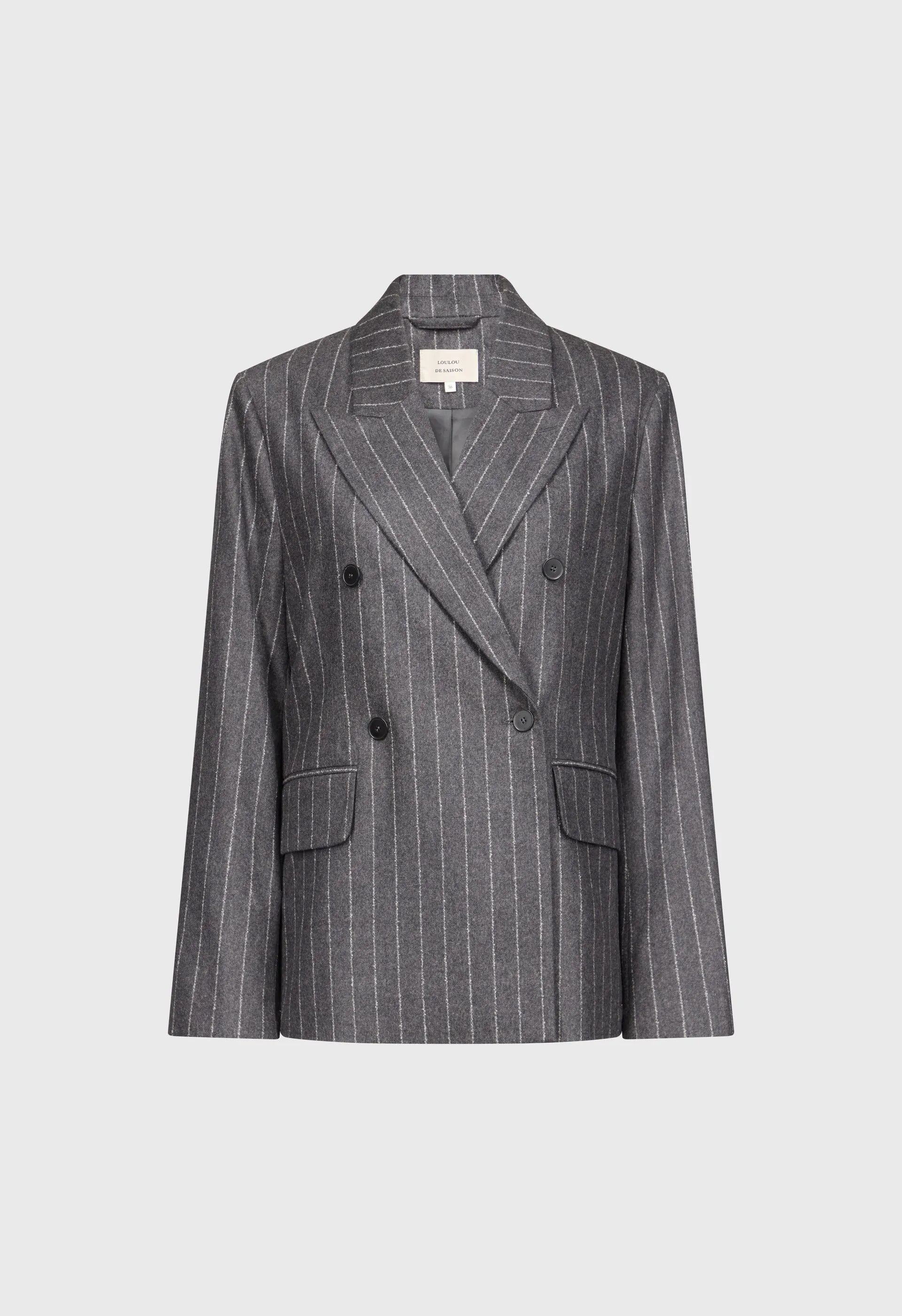 KALEN Striped flannel jacket sold by Loulou De Saison product image thumbnail 2