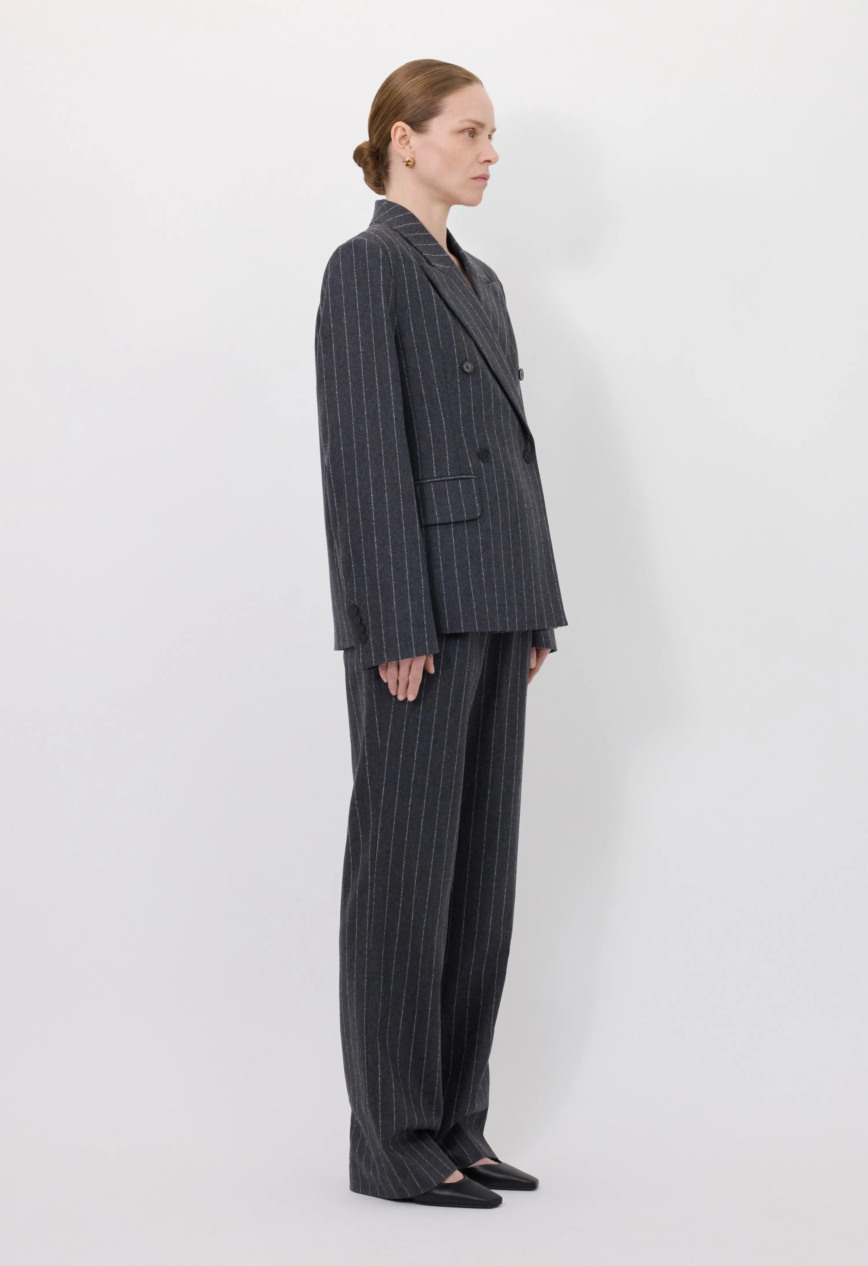 KALEN Striped flannel jacket sold by Loulou De Saison product image thumbnail 3
