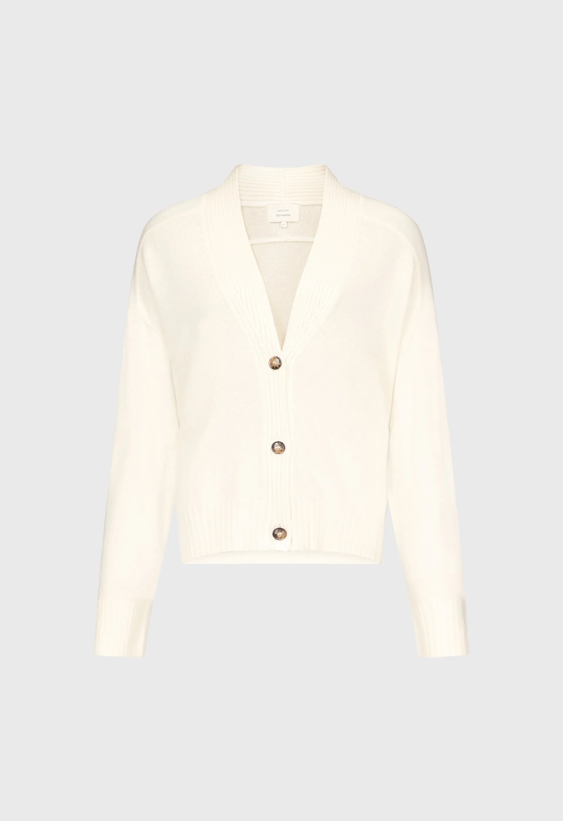 KAIA LDS Ribbed neckline cardigan sold by Loulou De Saison product image thumbnail 2
