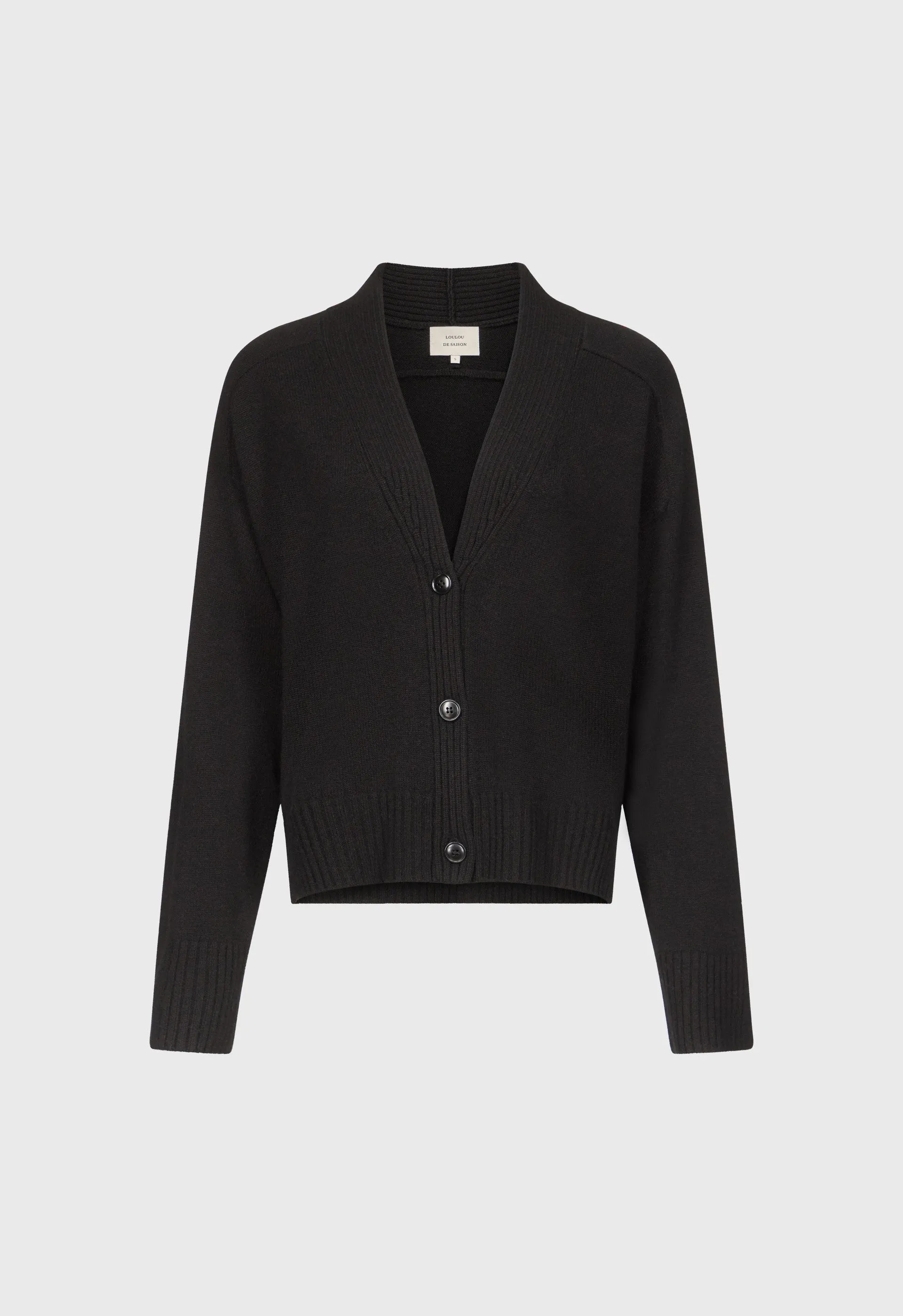 KAIA LDS Ribbed neckline cardigan sold by Loulou De Saison product image thumbnail 2